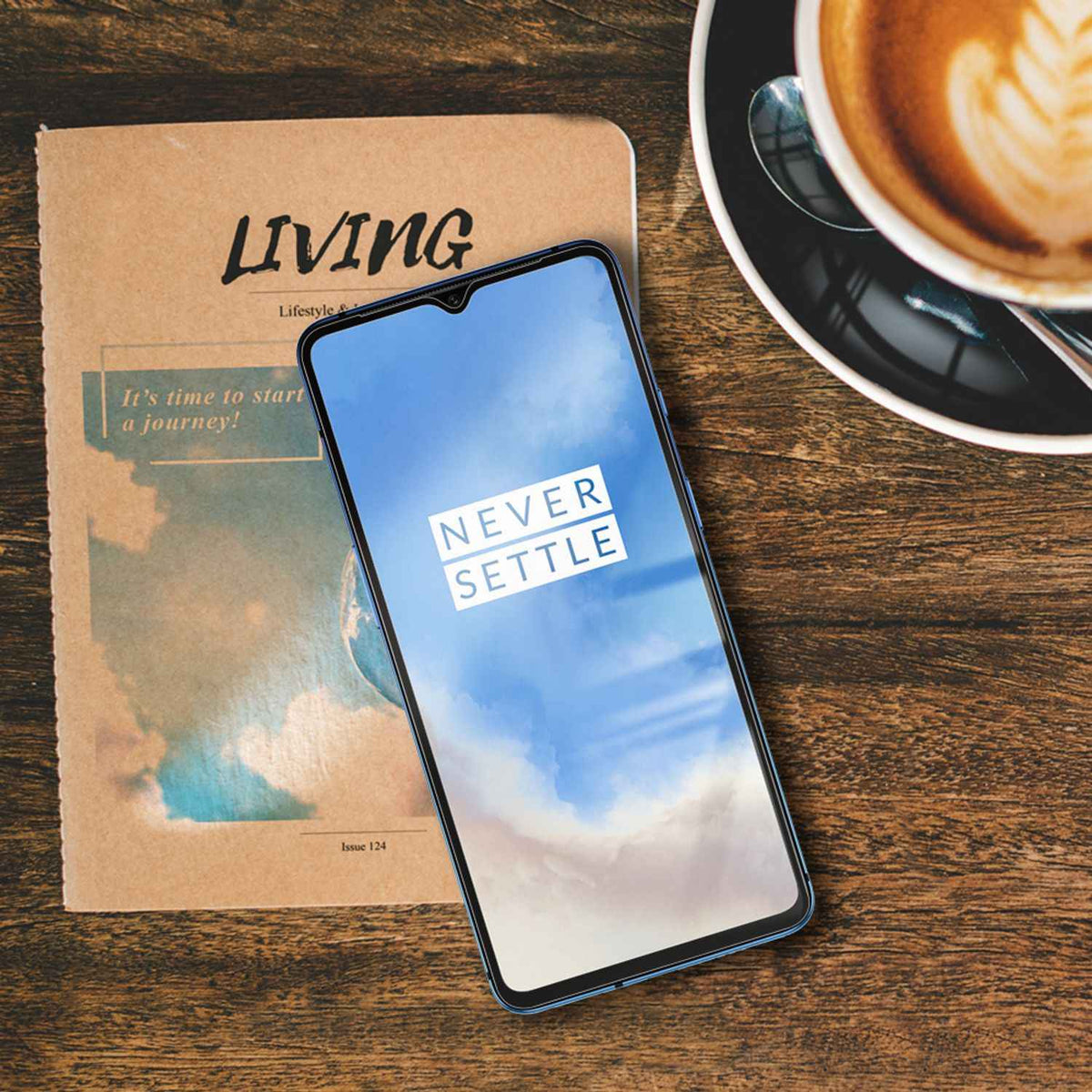 NALIA (2-Pack) Schutzglas für OnePlus 7T Glas, Full-Cover Screen Display Schutz
