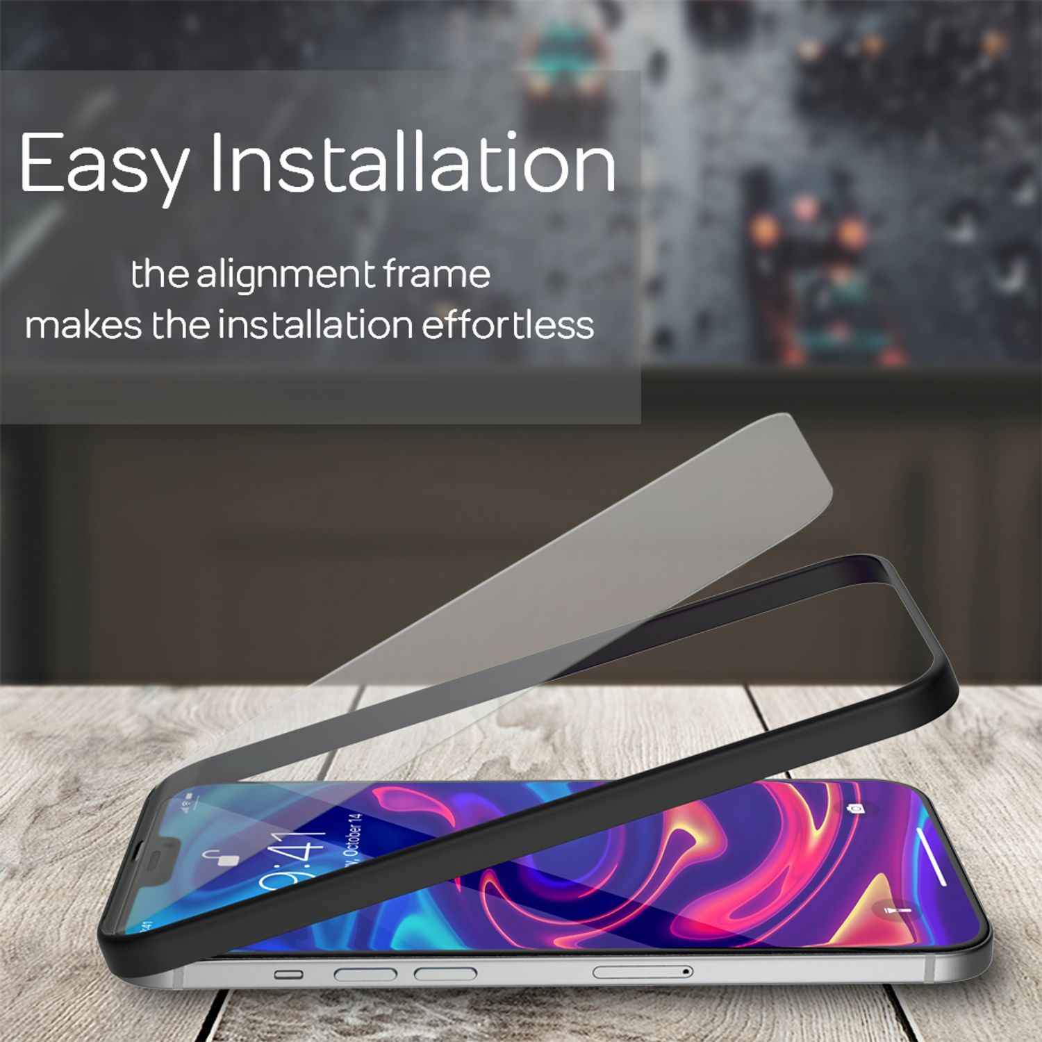 NALIA 4x Schutzglas & 1x Schablone - Set für iPhone 12 Mini, Displayschutz Glas