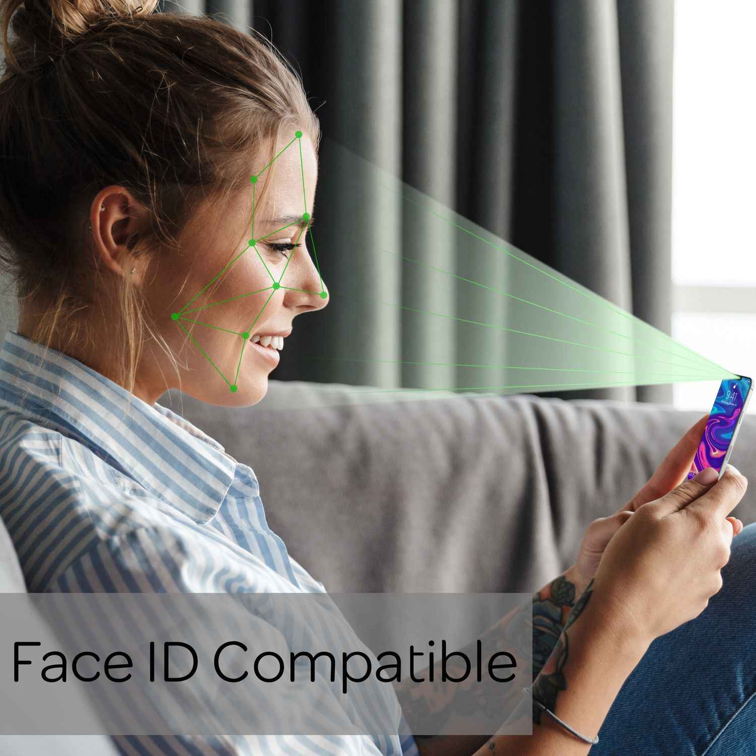 NALIA 4x Schutzglas & Schablone - Set für iPhone 12 Pro Max, Displayschutz Glas