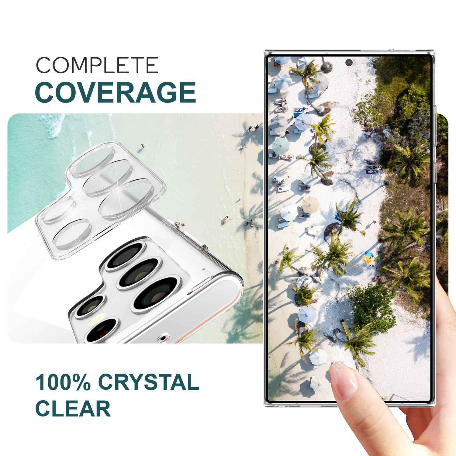 NALIA [2 Stück] Kamera-Schutzglas für Samsung Galaxy S24 Ultra Glas, Klarer Kratzfester 9H Linsen-Schutz für Rückkamera