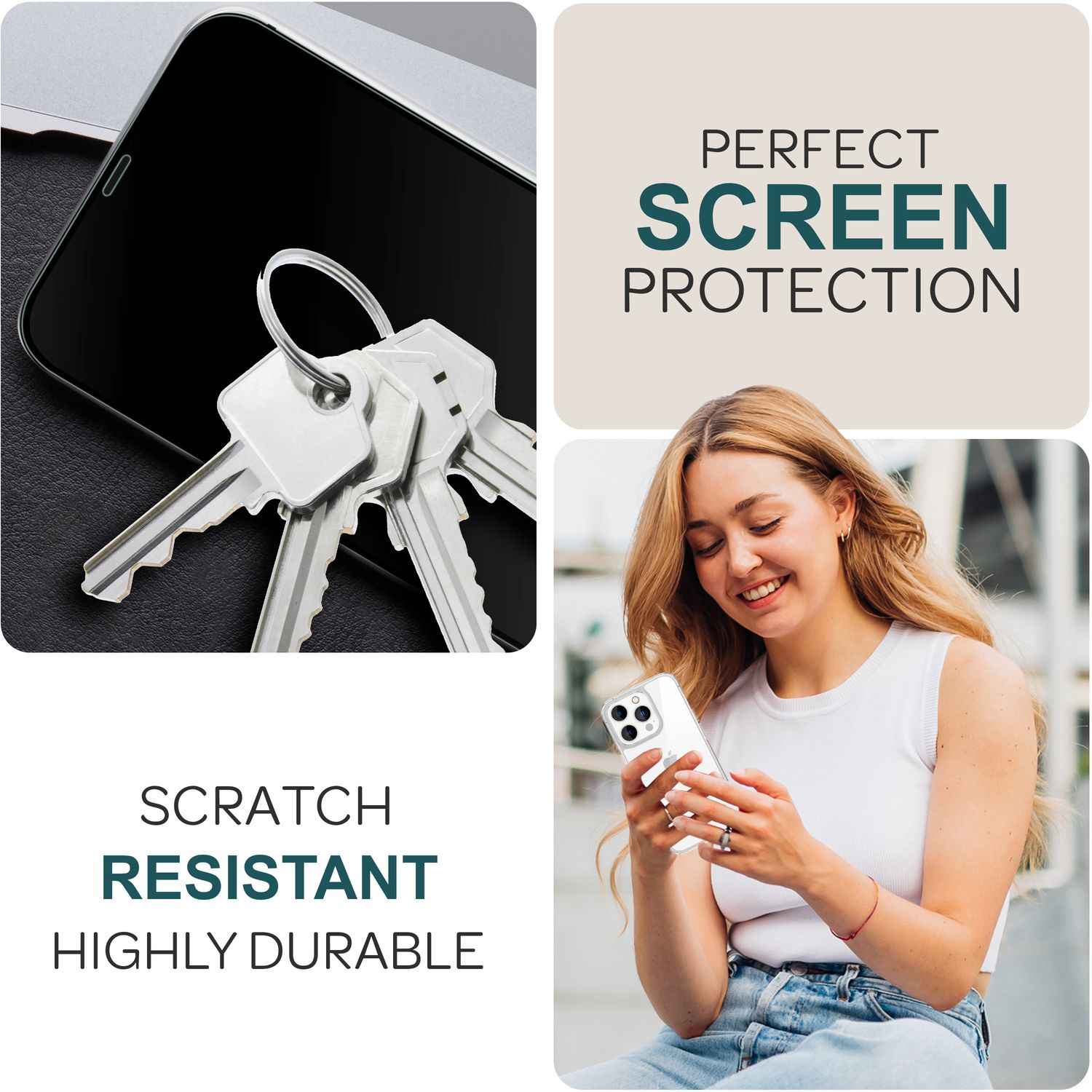 NALIA Set [3-in-1] 2x Schutzglas & 1x Montage Rahmen für iPhone 16 Pro, Transparenter Displayschutz Gehärtete Glasfolie
