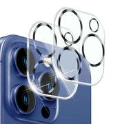 NALIA 2x Kamera Schutzglas für iPhone 16 Pro, Klarer Linsenschutz für Rückkamera, Transparenter Kameraschutz, Kameraglas