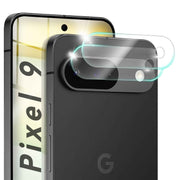 NALIA Focus.X2 MAX Kameraschutz für Google Pixel 9 – 2x Kamera Schutzglas, Transparent & Kratzresistent, Vollständige Objektiv-Abdeckung, Hüllen-kompatibel, 9H Härte, Oleophob