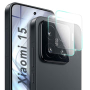 NALIA Focus.X2 MAX Kameraschutz für Xiaomi 15 – 2x Kamera Schutzglas mit 9H Härte, Ultra-Klare Linsen-Abdeckung, Kratzresistent & Fettabweisend, Hüllen-kompatibel, Objektiv-Schutz