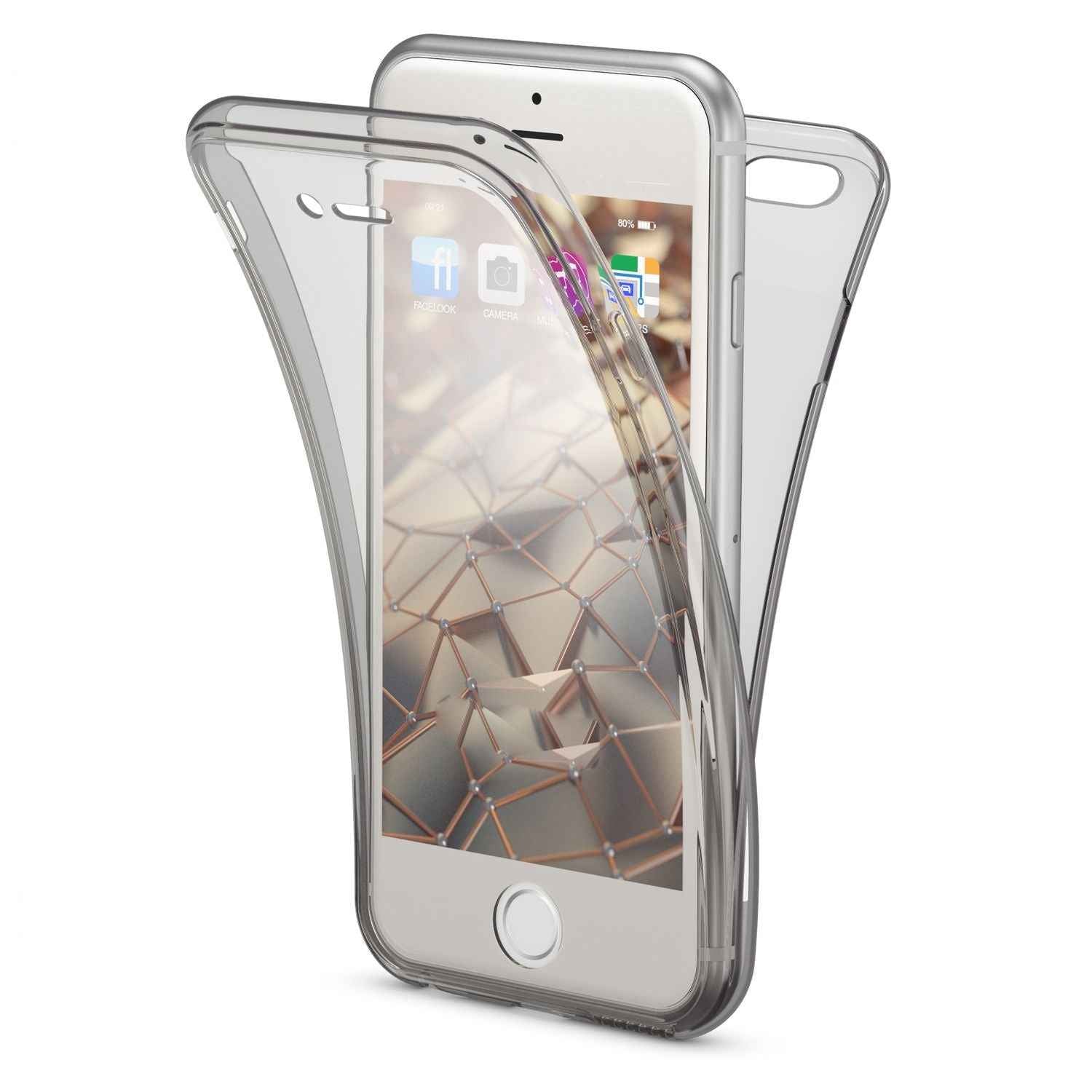 Apple iPhone 6 6S Hülle 360 Grad Handy Hülle von NALIA, Full Cover Silikon Schutz