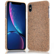 NALIA Kork Hülle für Apple iPhone X XS, Handy Hard Case Holz Look Schutz Cover