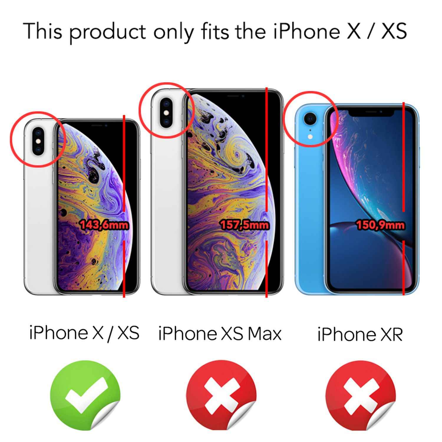 NALIA Kork Hülle für Apple iPhone X XS, Handy Hard Case Holz Look Schutz Cover