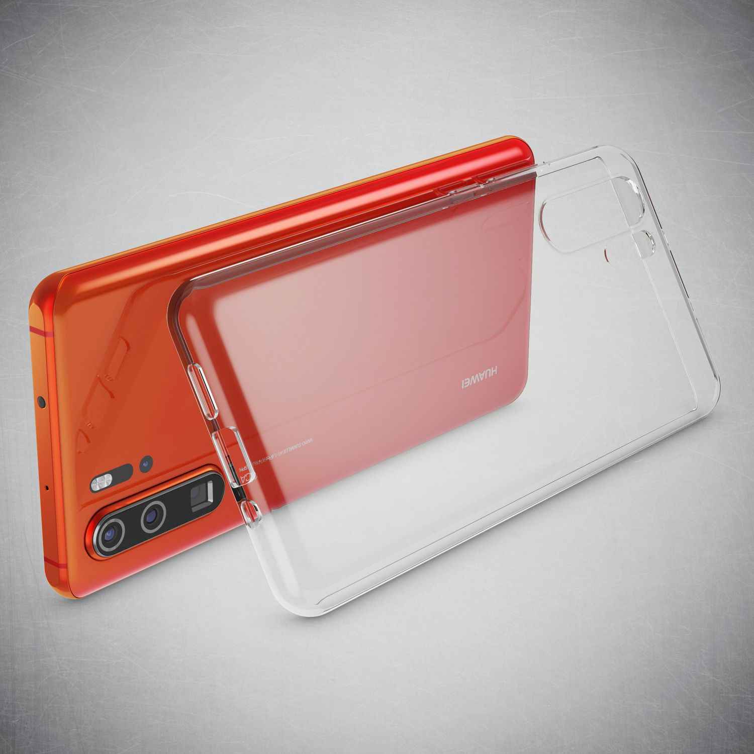 NALIA Handyhülle für Huawei P30 Pro Hülle, Durchsichtige Silikon Schutzhülle