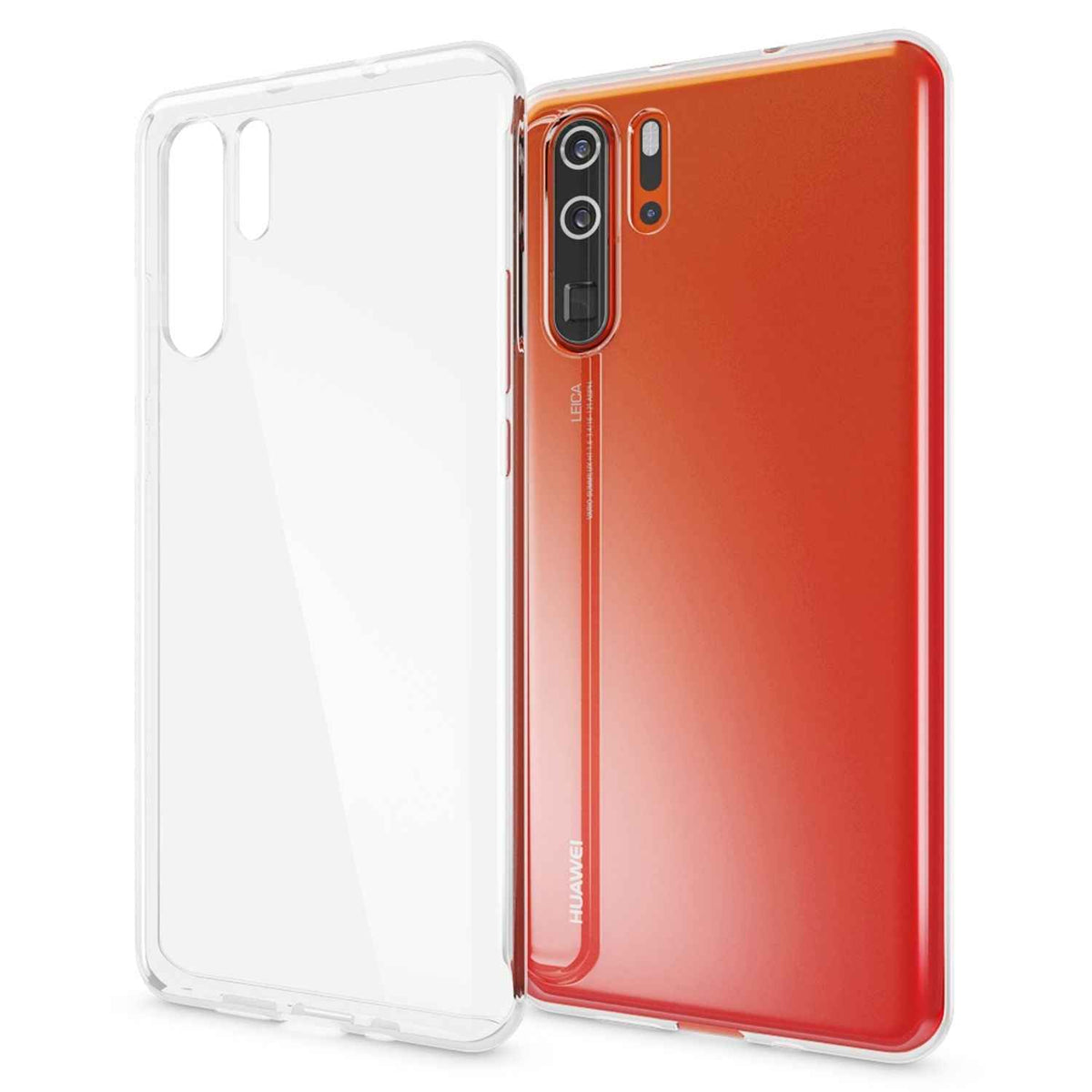 NALIA Handyhülle für Huawei P30 Pro Hülle, Durchsichtige Silikon Schutzhülle