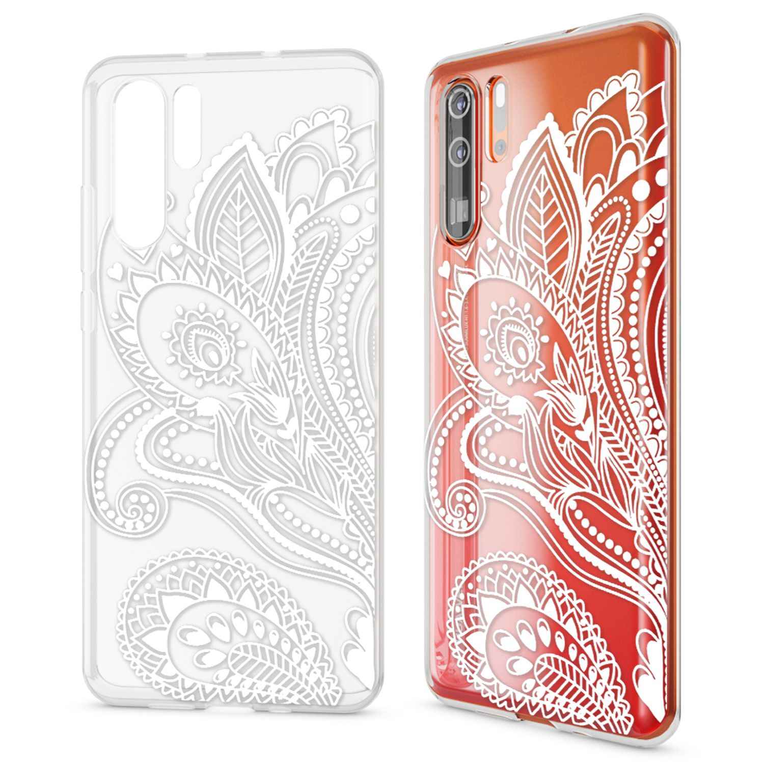 NALIA Hülle für Huawei P30 Pro, Motiv Handyhülle Slim Silikon Case Schutzhülle