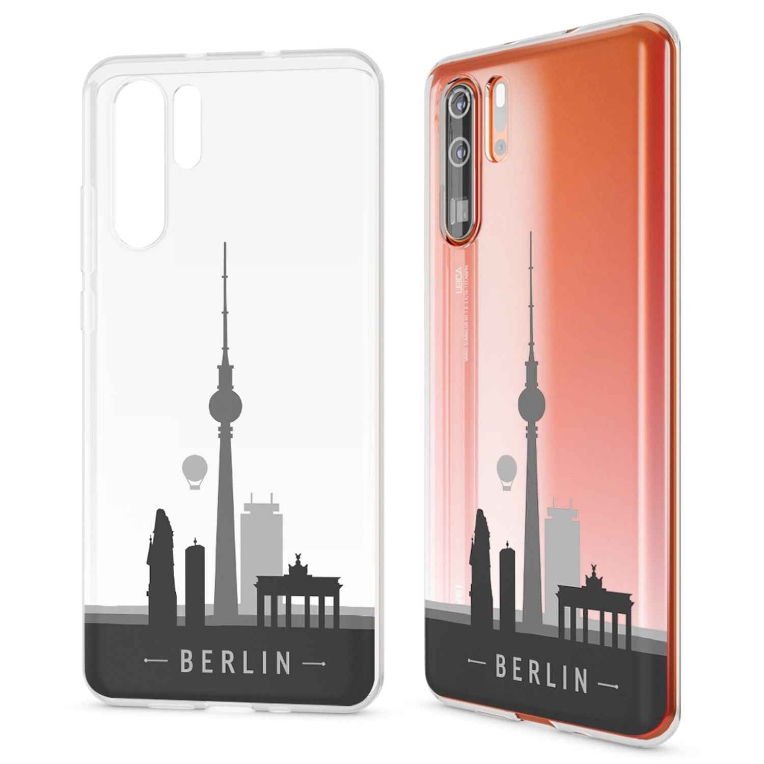 NALIA Hülle für Huawei P30 Pro, Motiv Handyhülle Slim Silikon Case Schutzhülle