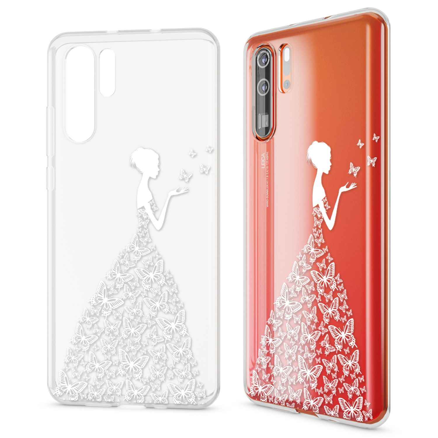 NALIA Hülle für Huawei P30 Pro, Motiv Handyhülle Slim Silikon Case Schutzhülle