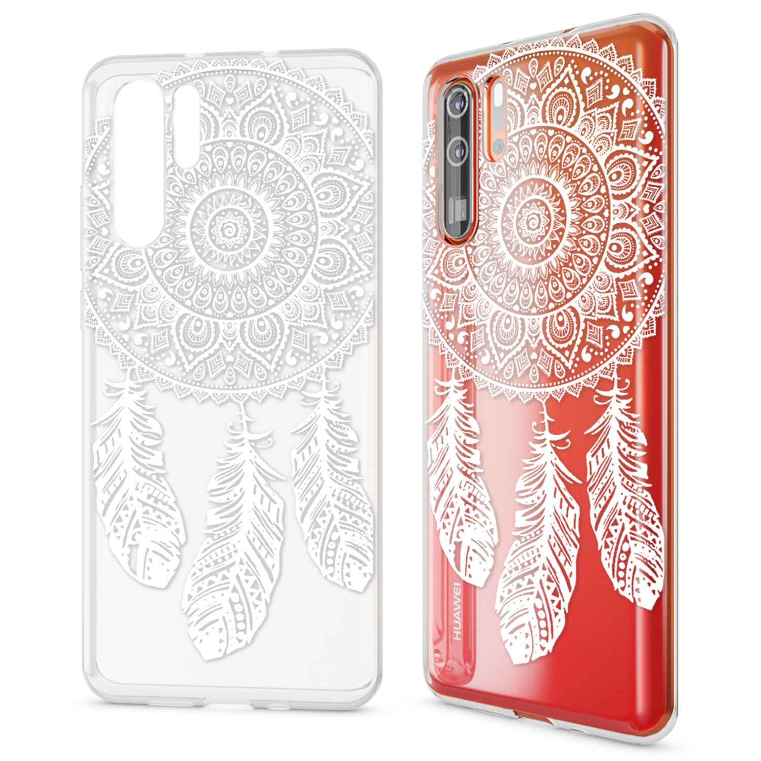 NALIA Hülle für Huawei P30 Pro, Motiv Handyhülle Slim Silikon Case Schutzhülle