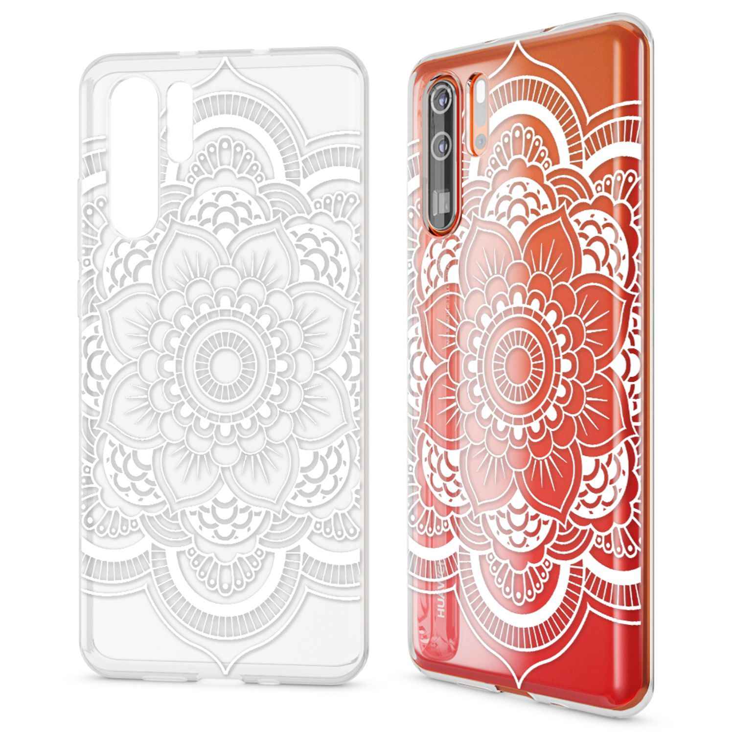 NALIA Hülle für Huawei P30 Pro, Motiv Handyhülle Slim Silikon Case Schutzhülle
