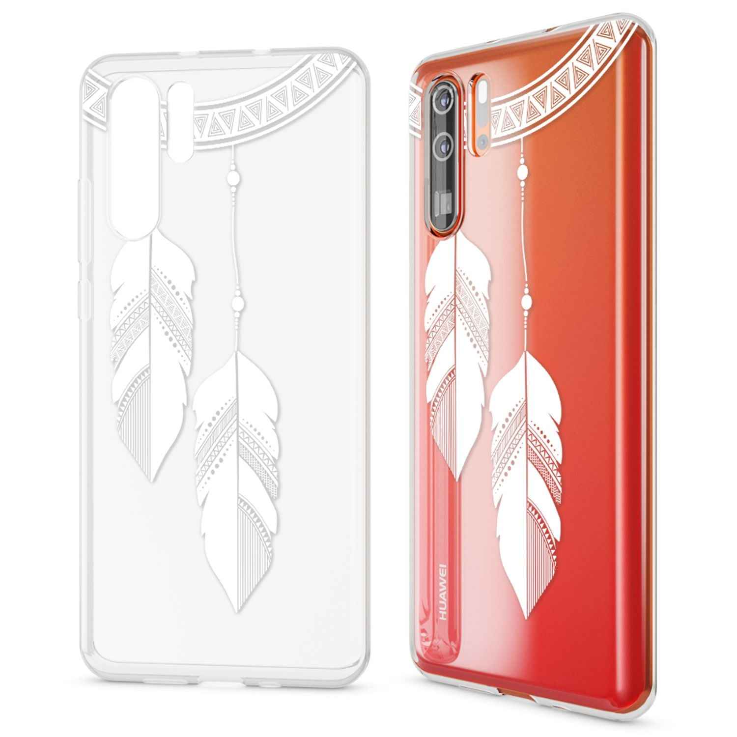NALIA Hülle für Huawei P30 Pro, Motiv Handyhülle Slim Silikon Case Schutzhülle