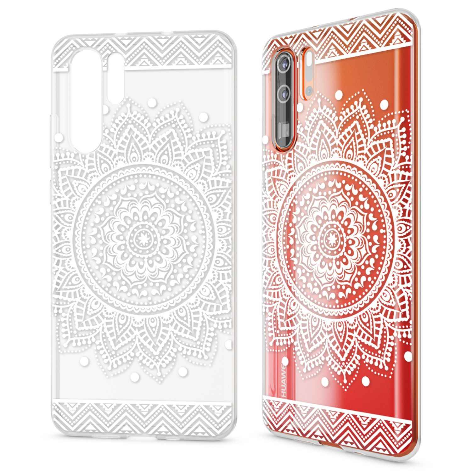 NALIA Hülle für Huawei P30 Pro, Motiv Handyhülle Slim Silikon Case Schutzhülle