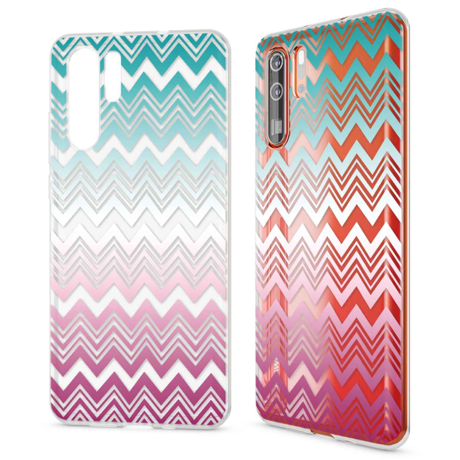 NALIA Hülle für Huawei P30 Pro, Motiv Handyhülle Slim Silikon Case Schutzhülle