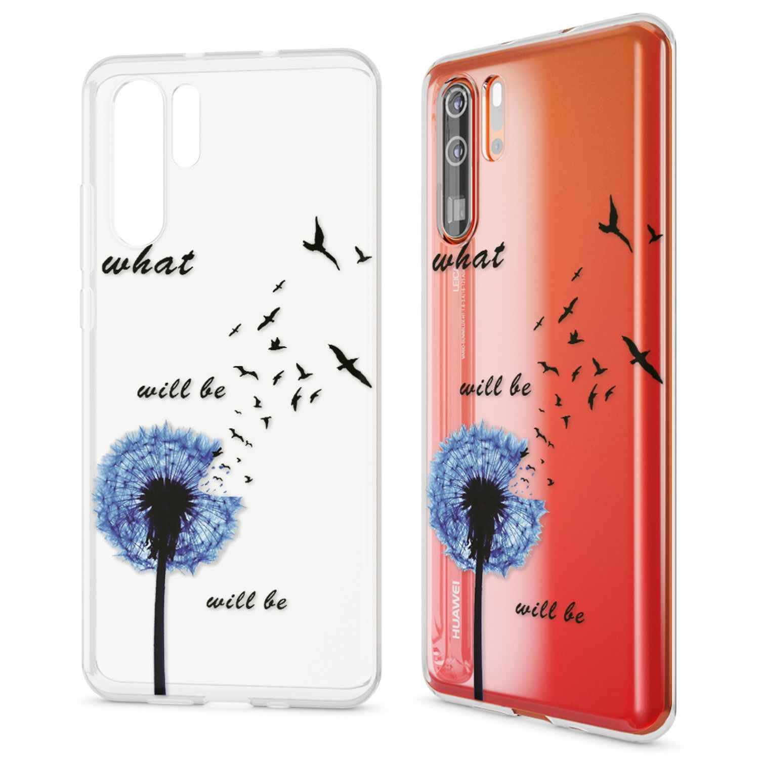NALIA Hülle für Huawei P30 Pro, Motiv Handyhülle Slim Silikon Case Schutzhülle