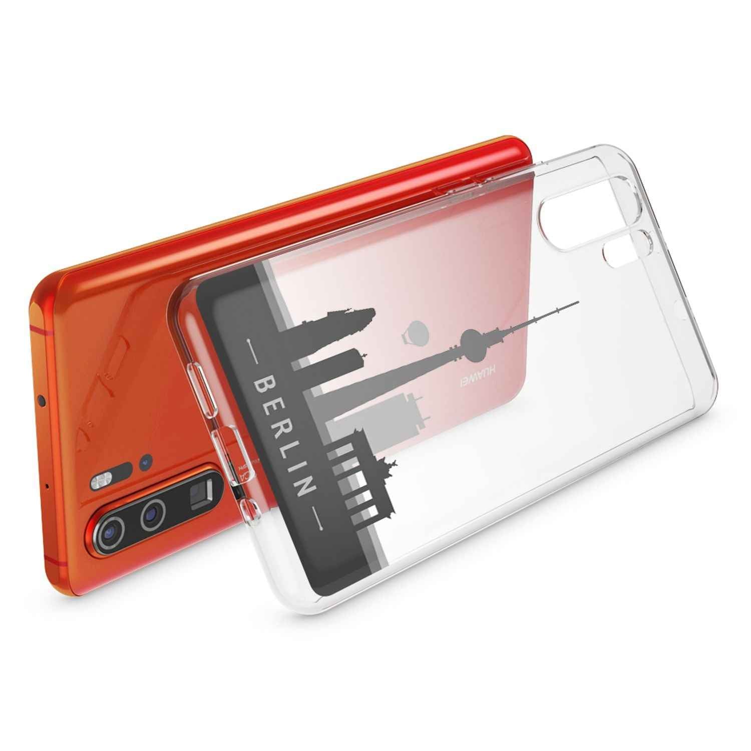 NALIA Hülle für Huawei P30 Pro, Motiv Handyhülle Slim Silikon Case Schutzhülle