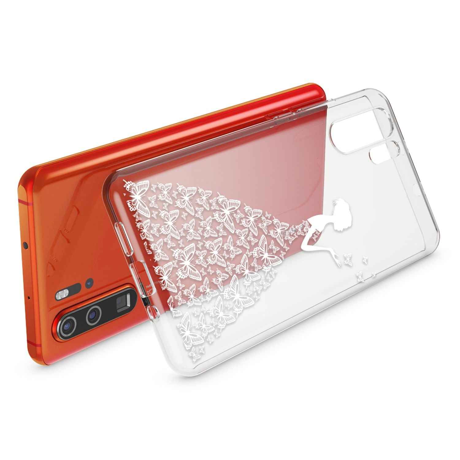 NALIA Hülle für Huawei P30 Pro, Motiv Handyhülle Slim Silikon Case Schutzhülle