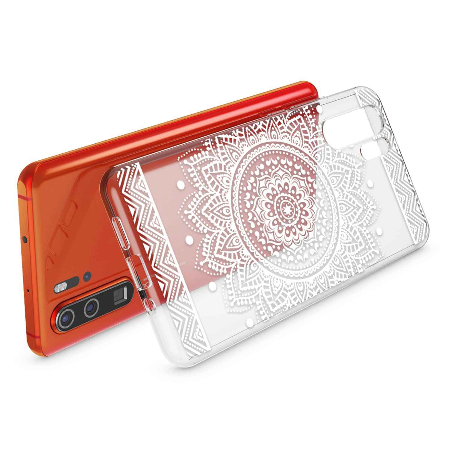 NALIA Hülle für Huawei P30 Pro, Motiv Handyhülle Slim Silikon Case Schutzhülle
