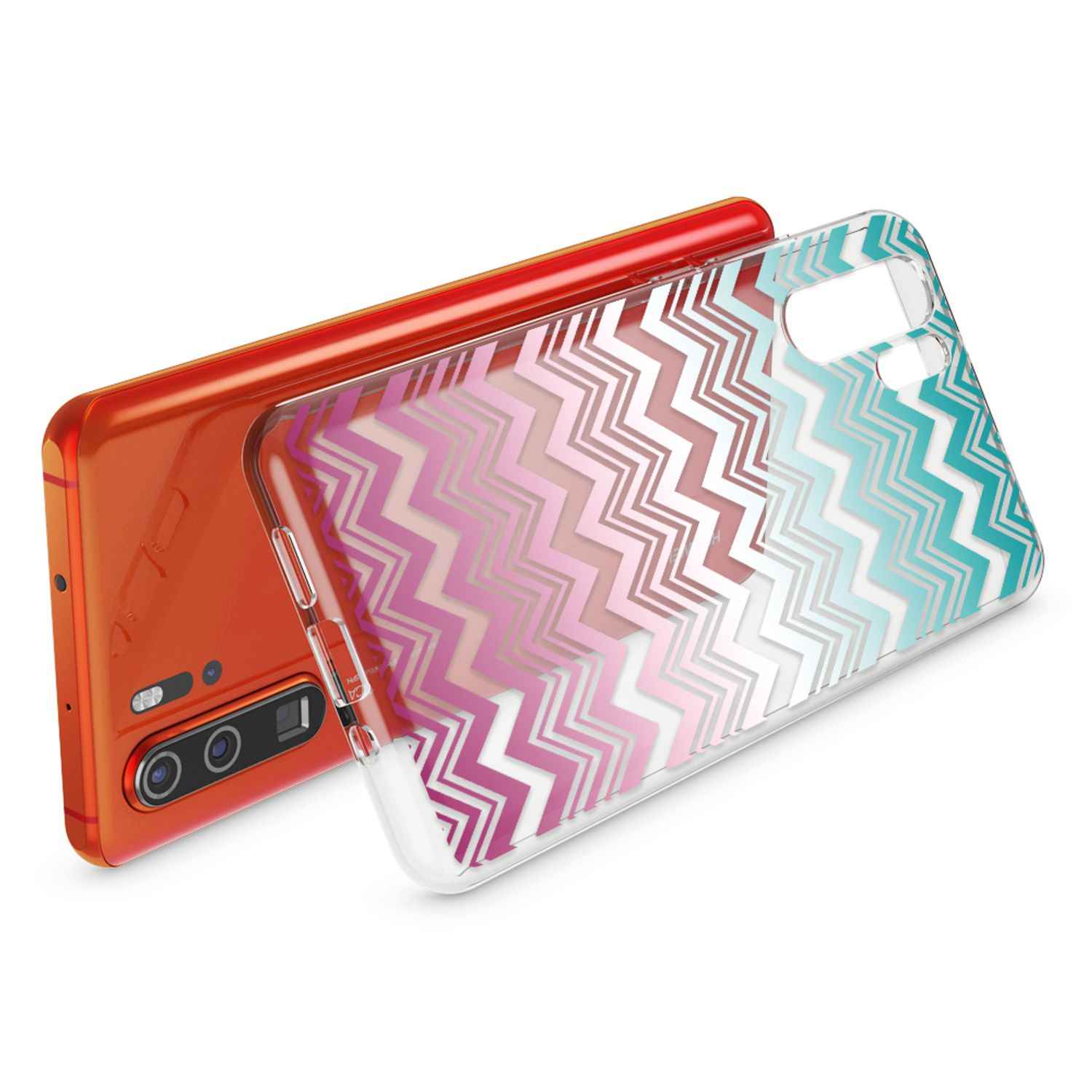 NALIA Hülle für Huawei P30 Pro, Motiv Handyhülle Slim Silikon Case Schutzhülle