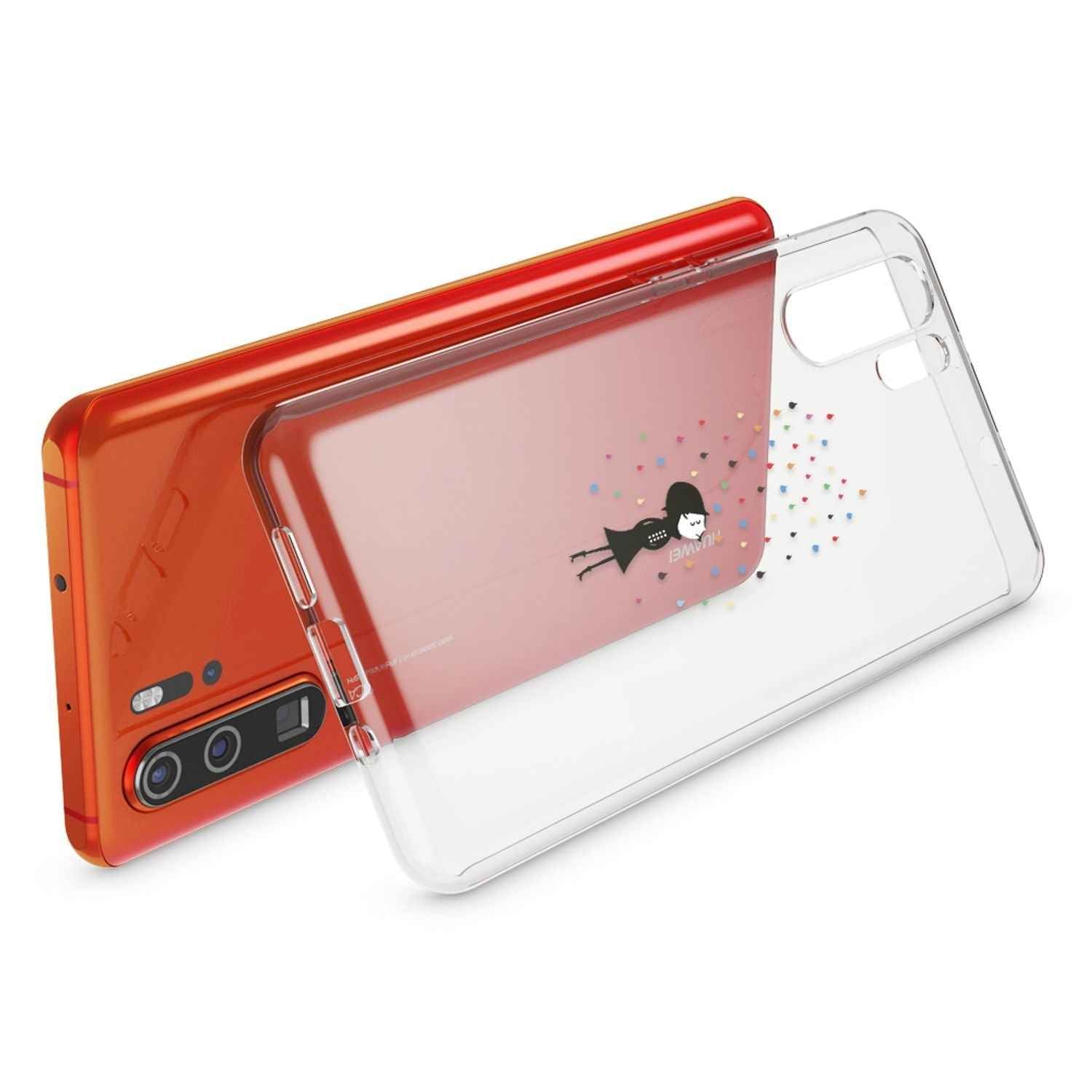 NALIA Hülle für Huawei P30 Pro, Motiv Handyhülle Slim Silikon Case Schutzhülle