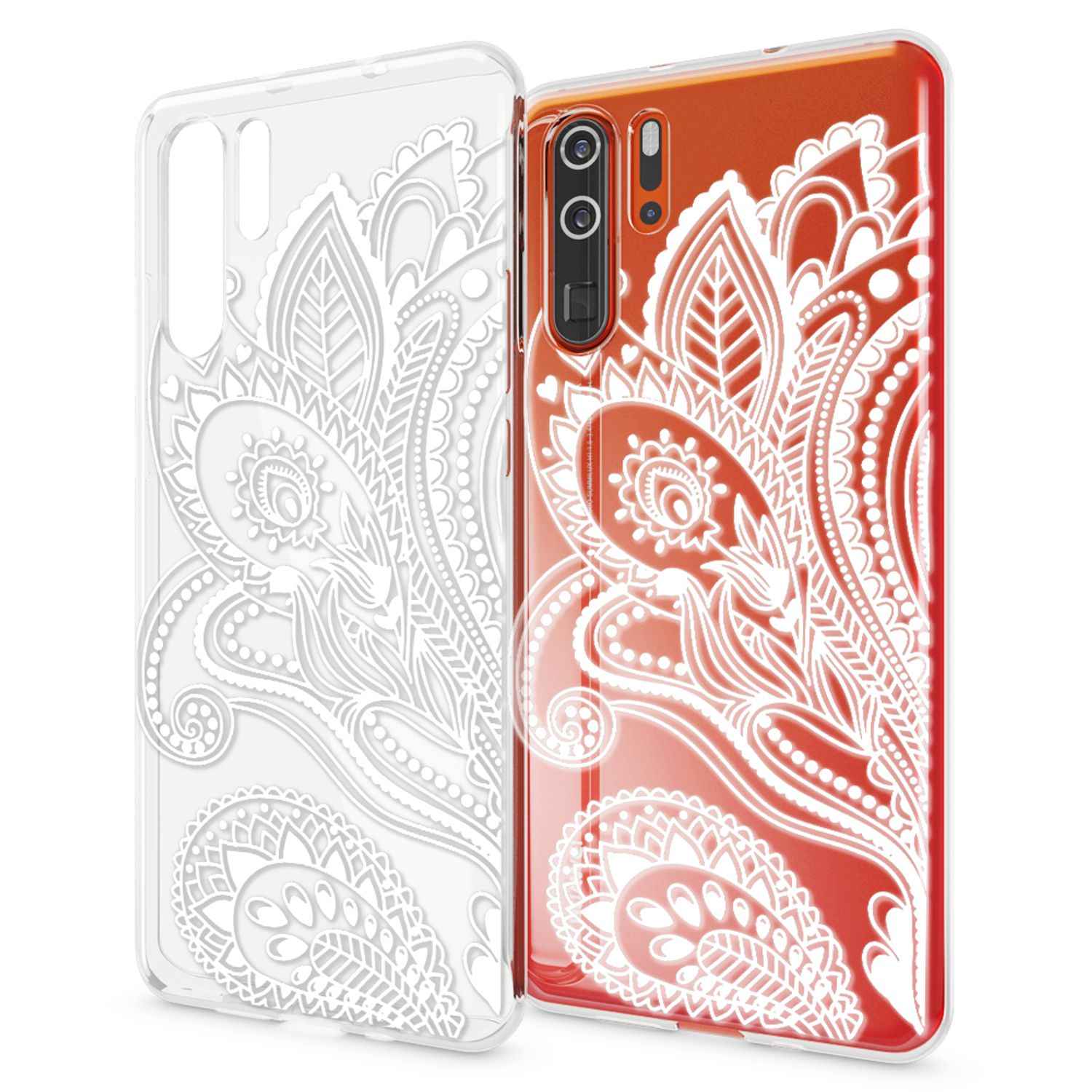 NALIA Hülle für Huawei P30 Pro, Motiv Handyhülle Slim Silikon Case Schutzhülle