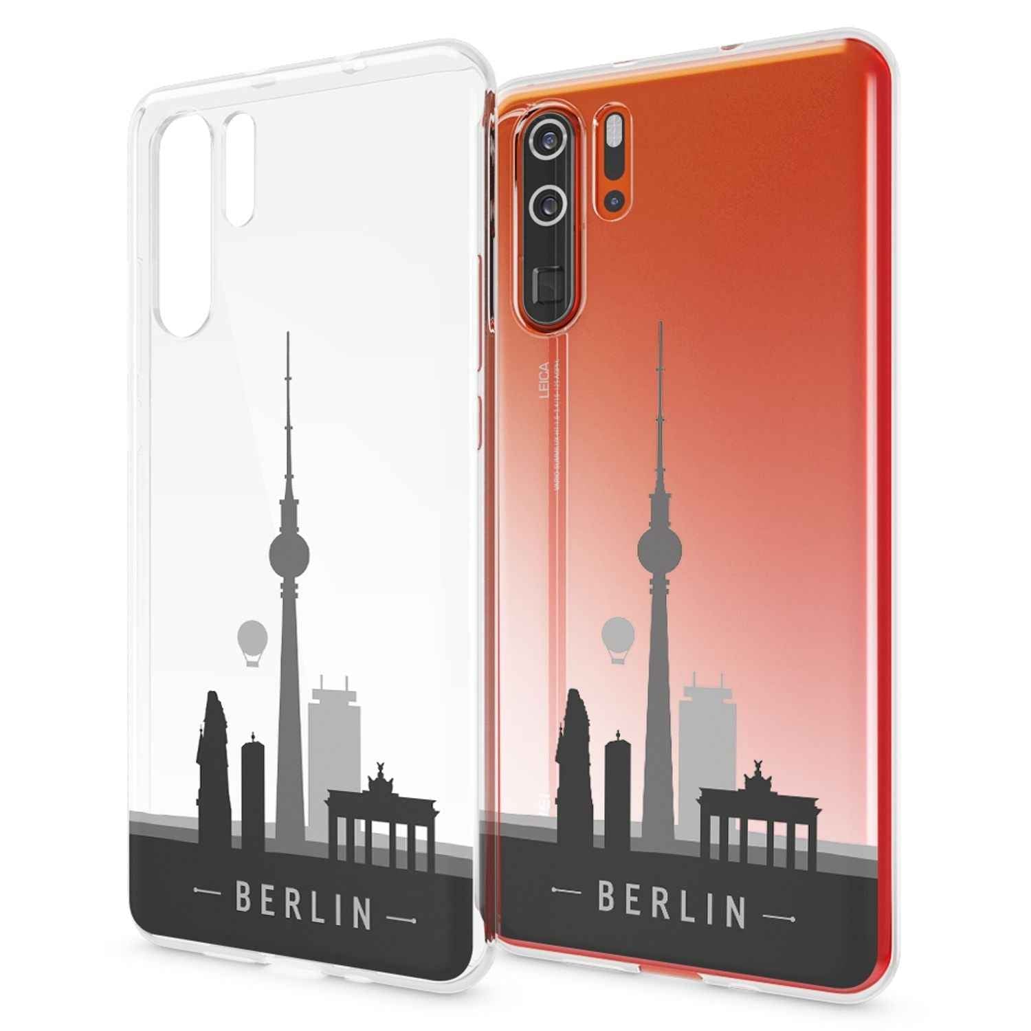 NALIA Hülle für Huawei P30 Pro, Motiv Handyhülle Slim Silikon Case Schutzhülle