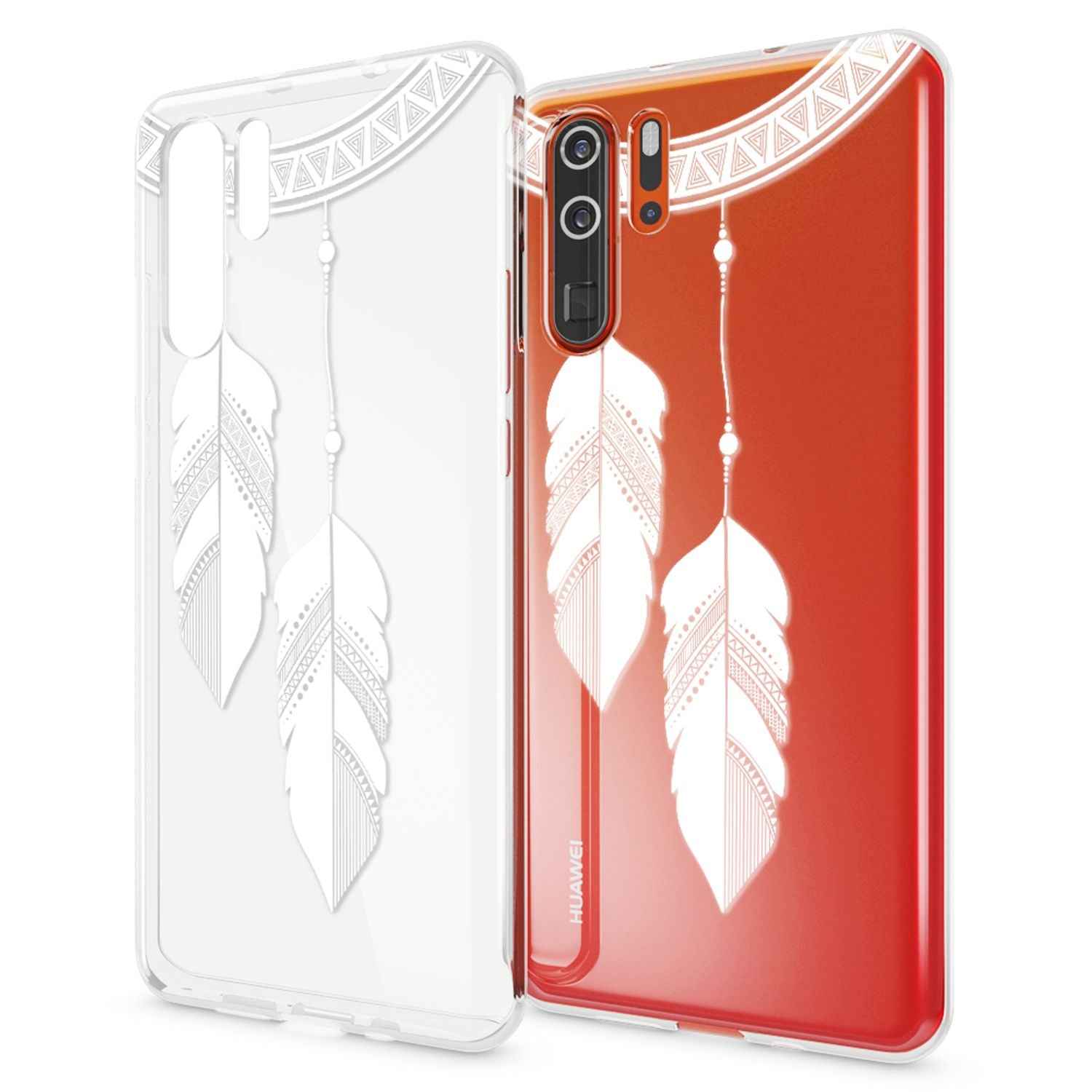 NALIA Hülle für Huawei P30 Pro, Motiv Handyhülle Slim Silikon Case Schutzhülle