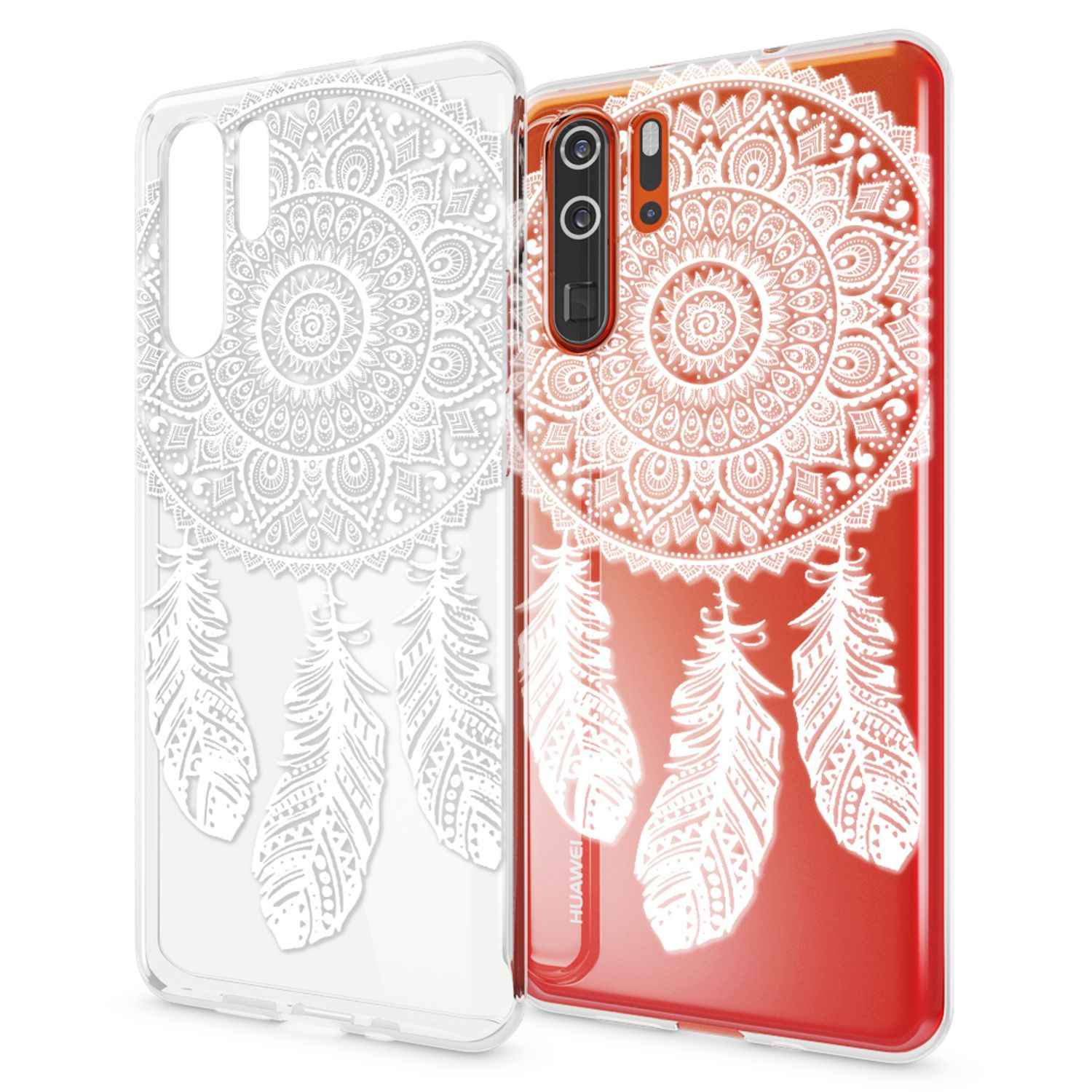 NALIA Hülle für Huawei P30 Pro, Motiv Handyhülle Slim Silikon Case Schutzhülle