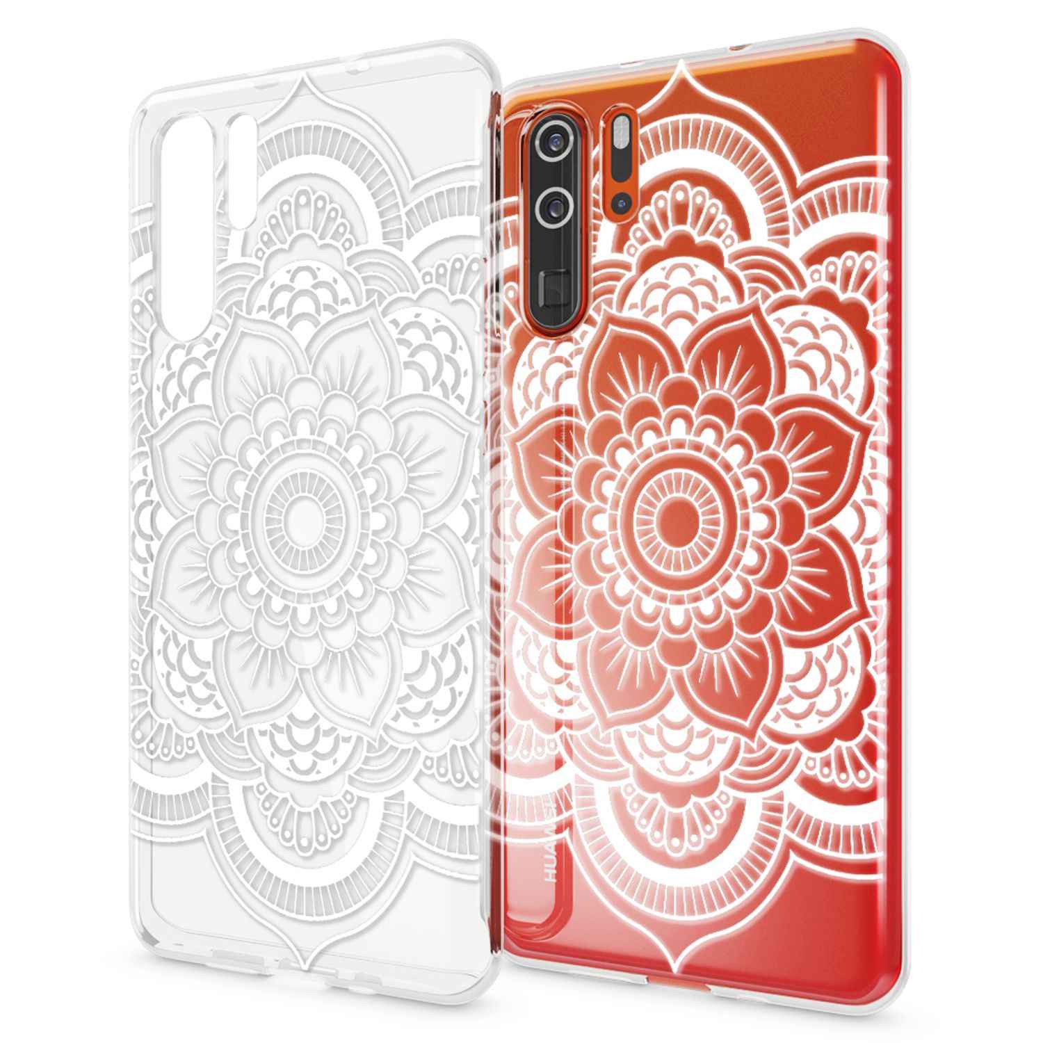 NALIA Hülle für Huawei P30 Pro, Motiv Handyhülle Slim Silikon Case Schutzhülle