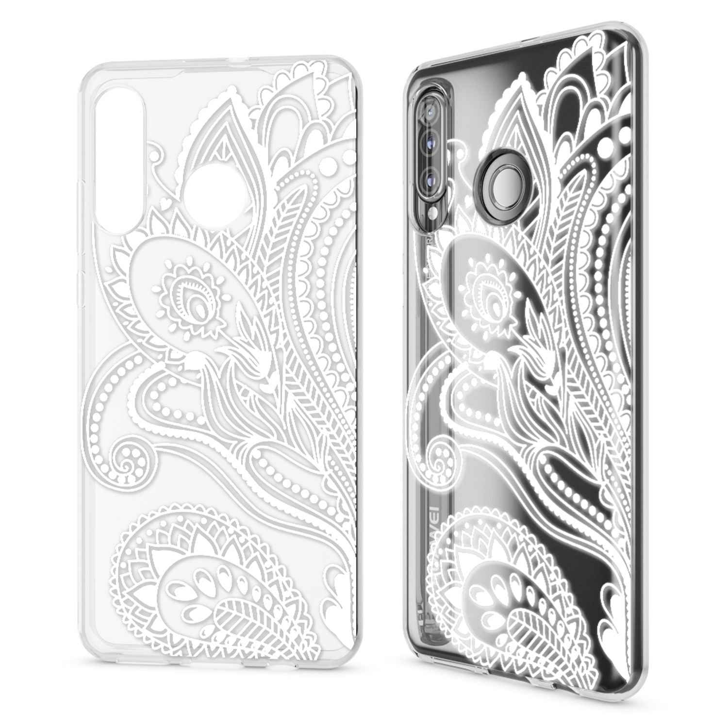 NALIA Hülle für Huawei P30 Lite, Motiv Handy Hülle Slim Silikon Case Schutzhülle