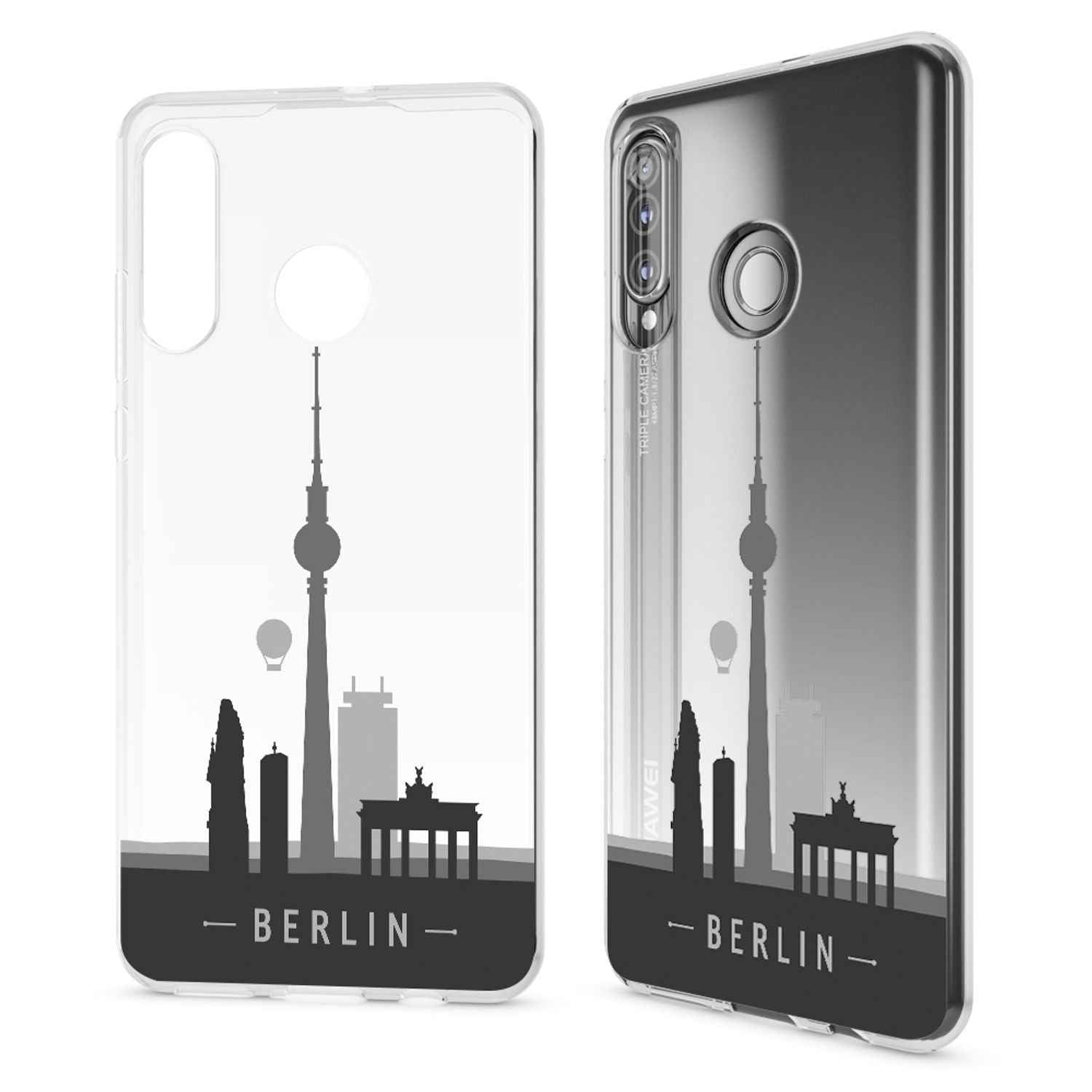 NALIA Hülle für Huawei P30 Lite, Motiv Handy Hülle Slim Silikon Case Schutzhülle
