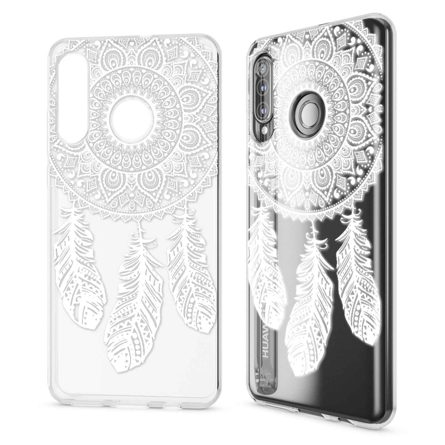 NALIA Hülle für Huawei P30 Lite, Motiv Handy Hülle Slim Silikon Case Schutzhülle