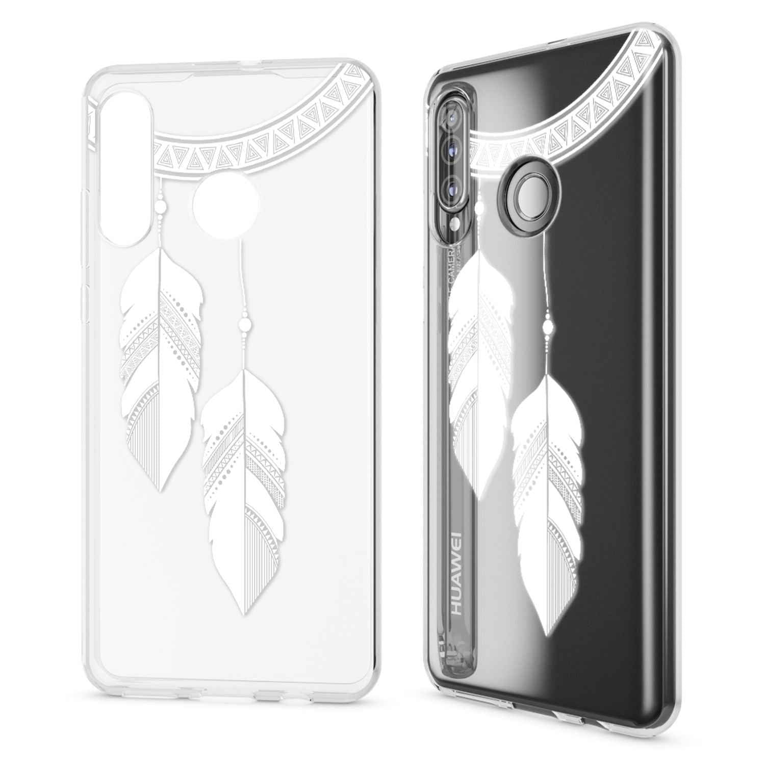 NALIA Hülle für Huawei P30 Lite, Motiv Handy Hülle Slim Silikon Case Schutzhülle