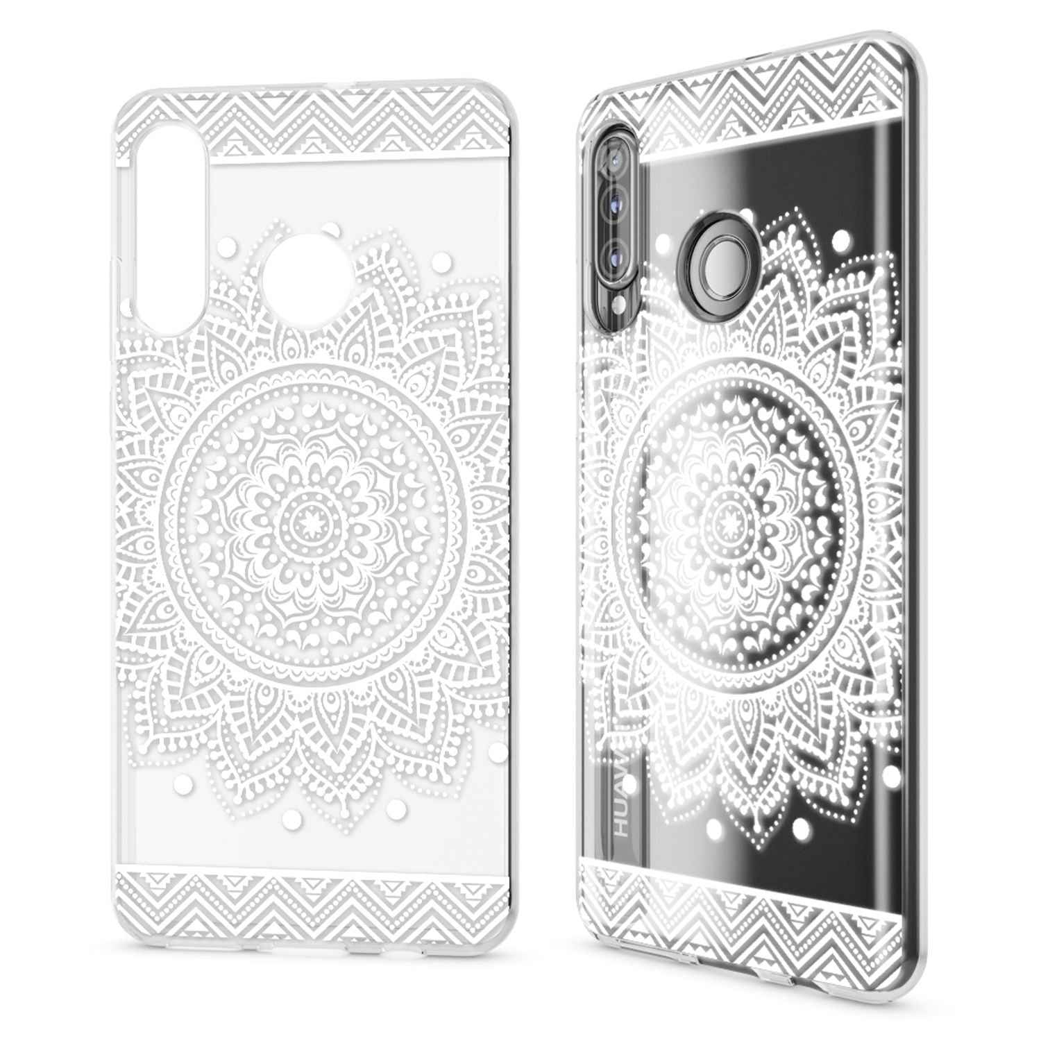 NALIA Hülle für Huawei P30 Lite, Motiv Handy Hülle Slim Silikon Case Schutzhülle