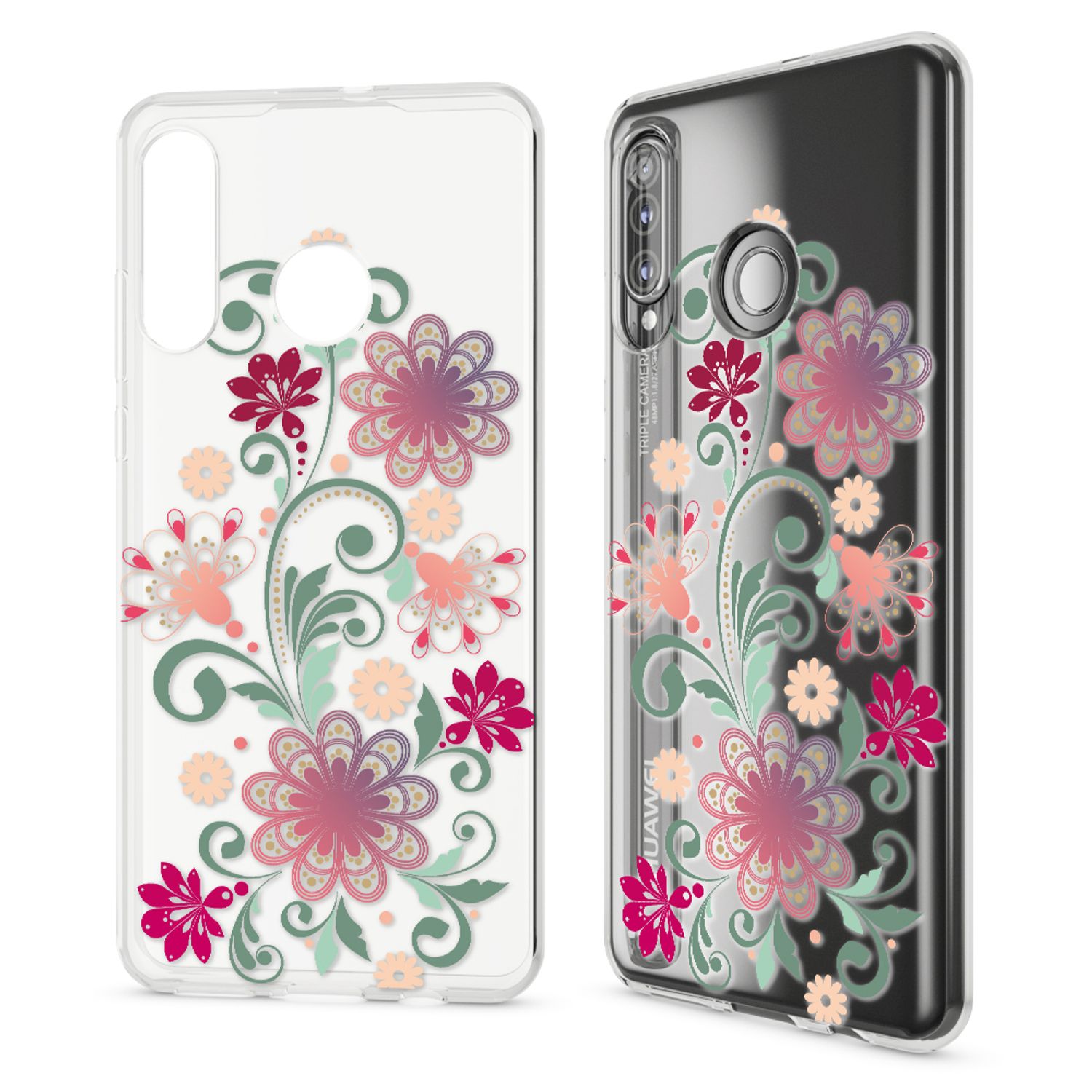 Silikonhülle für Huawei P30 Lite transparent TPU Slim Case | NALIA Berlin
