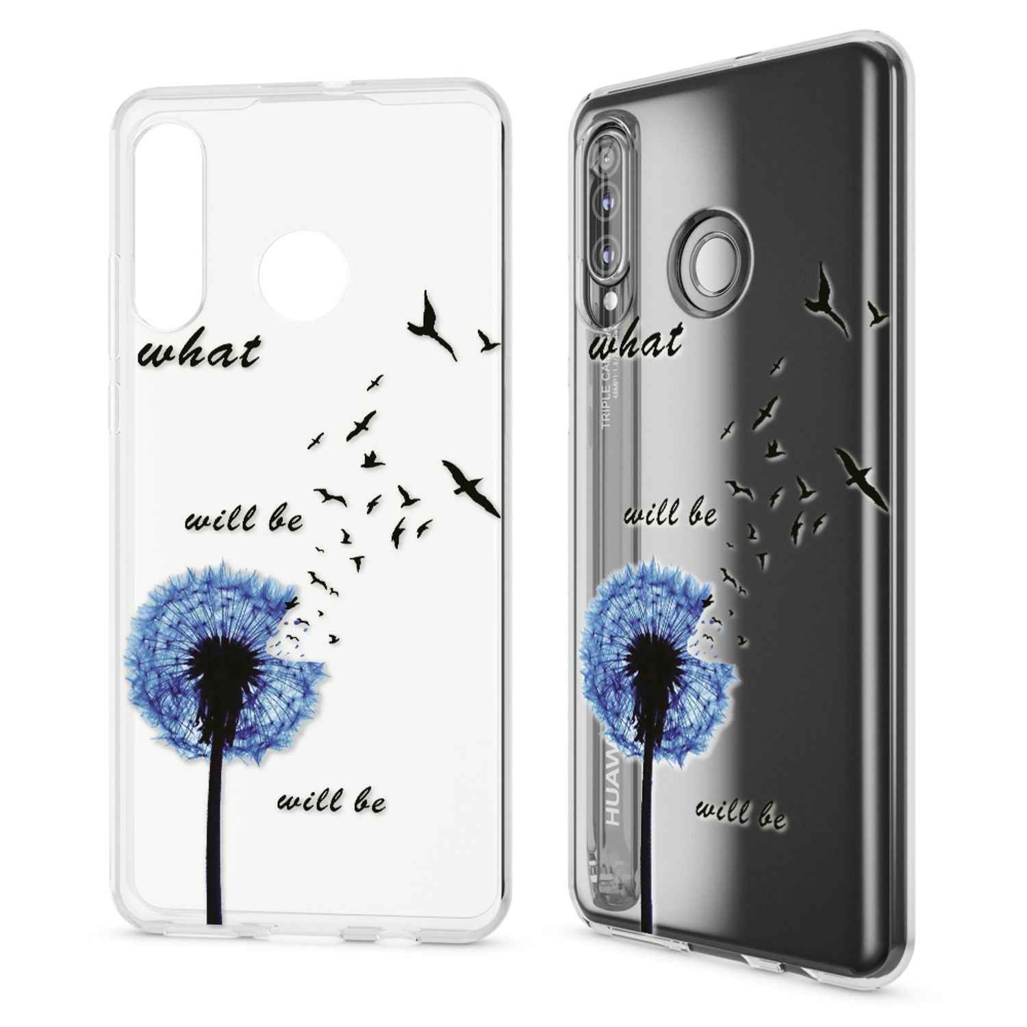 NALIA Hülle für Huawei P30 Lite, Motiv Handy Hülle Slim Silikon Case Schutzhülle