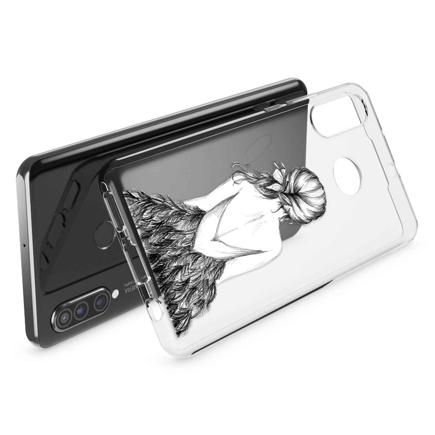 NALIA Hülle für Huawei P30 Lite, Motiv Handy Hülle Slim Silikon Case Schutzhülle