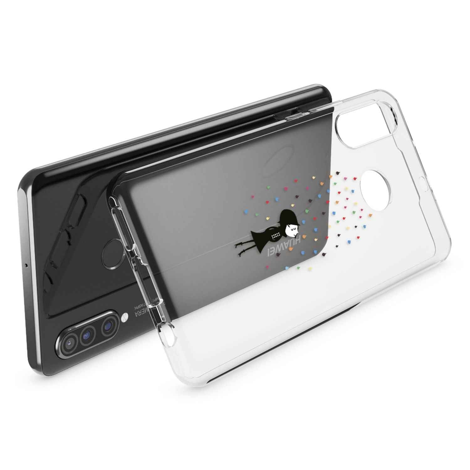 NALIA Hülle für Huawei P30 Lite, Motiv Handy Hülle Slim Silikon Case Schutzhülle