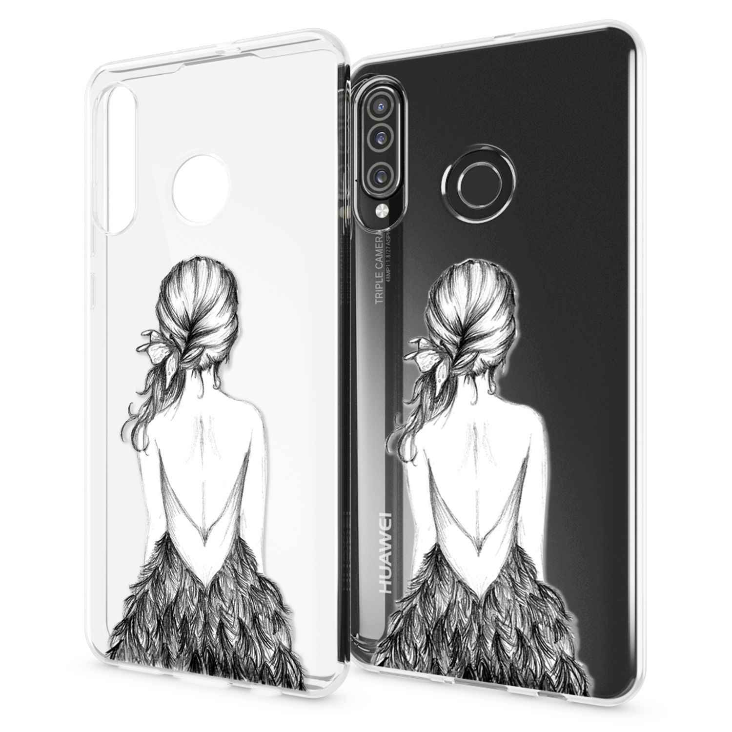 NALIA Hülle für Huawei P30 Lite, Motiv Handy Hülle Slim Silikon Case Schutzhülle