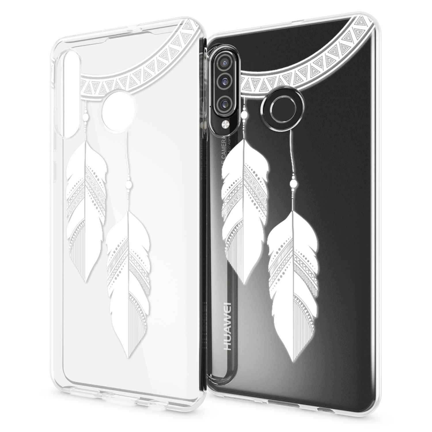 NALIA Hülle für Huawei P30 Lite, Motiv Handy Hülle Slim Silikon Case Schutzhülle