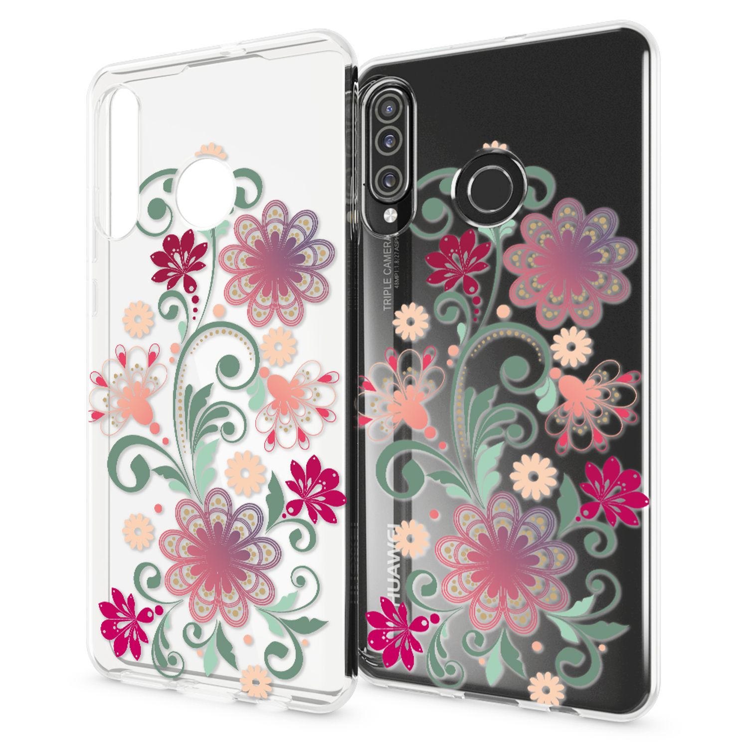 Silikonhülle für Huawei P30 Lite transparent TPU Slim Case | NALIA Berlin