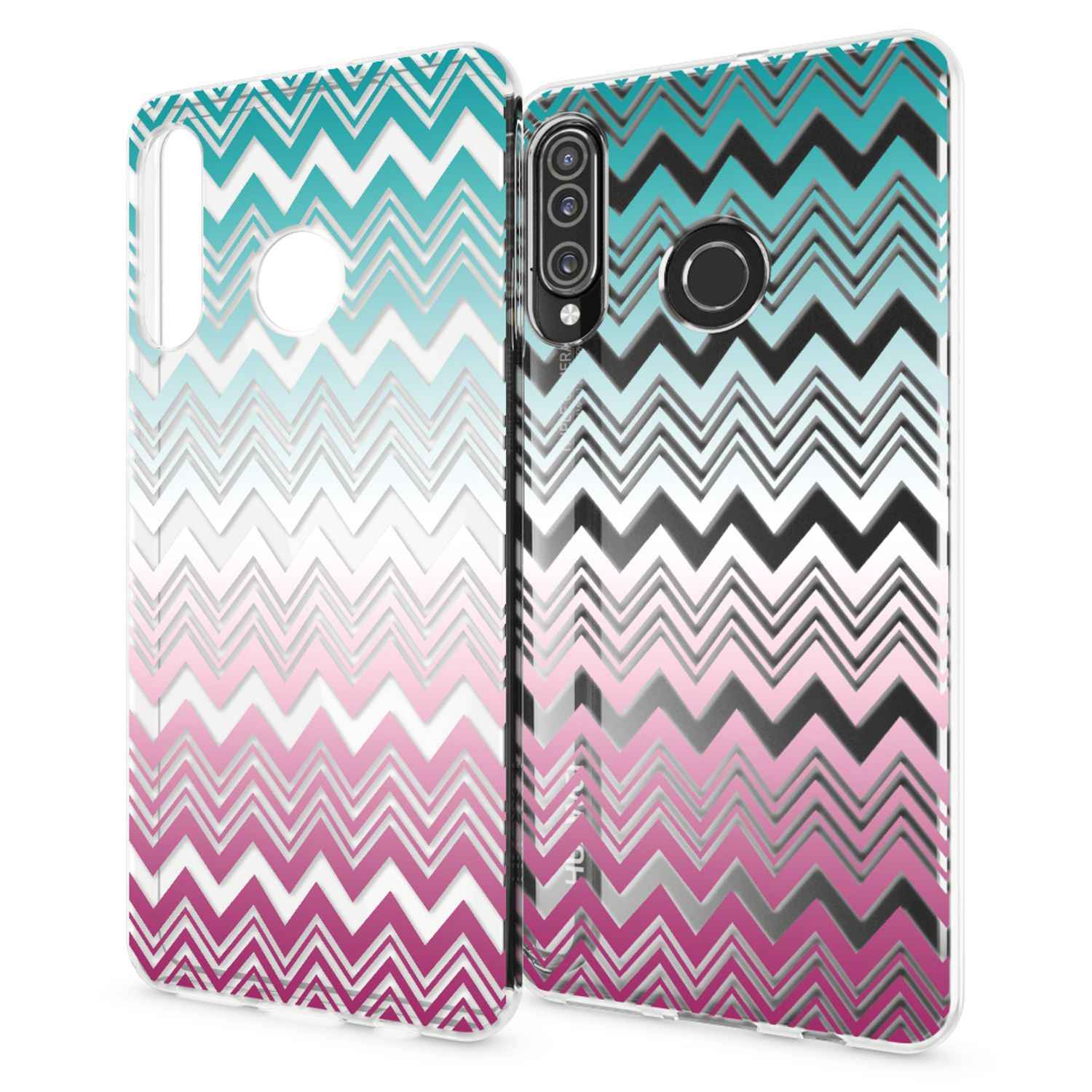 NALIA Hülle für Huawei P30 Lite, Motiv Handy Hülle Slim Silikon Case Schutzhülle