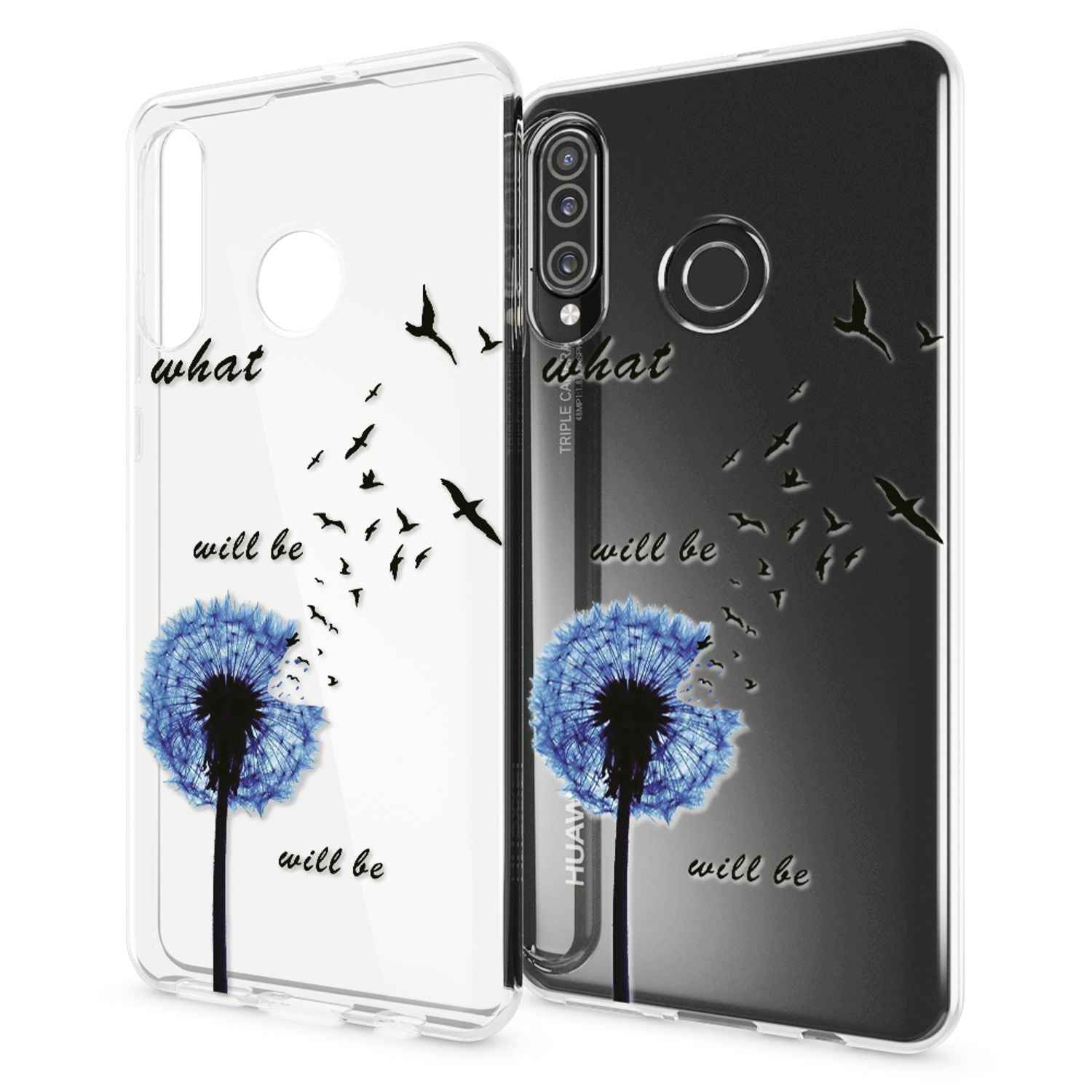 NALIA Hülle für Huawei P30 Lite, Motiv Handy Hülle Slim Silikon Case Schutzhülle