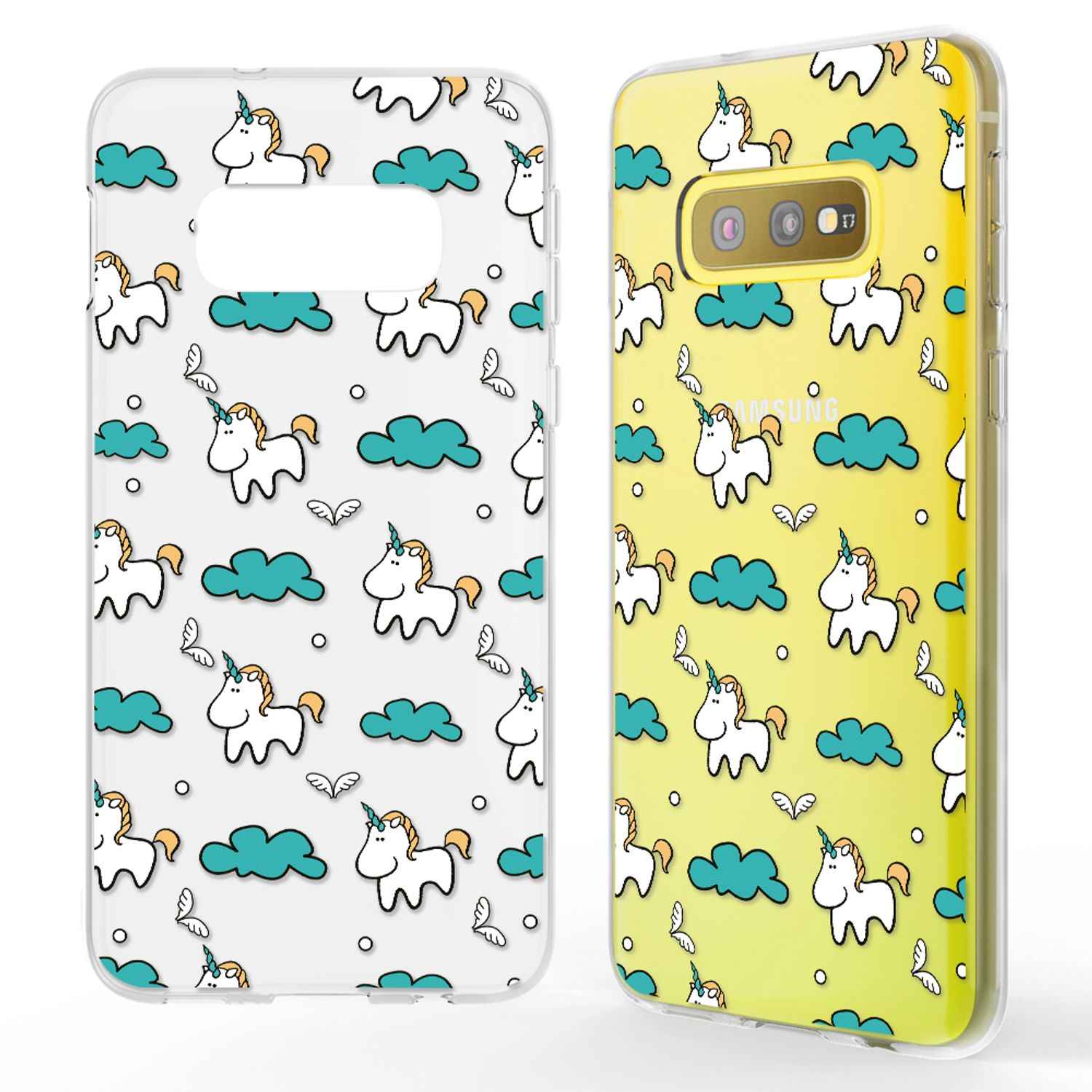 NALIA Handyhülle kompatibel mit Samsung Galaxy S10e, Slim Motiv Case Cover Etui