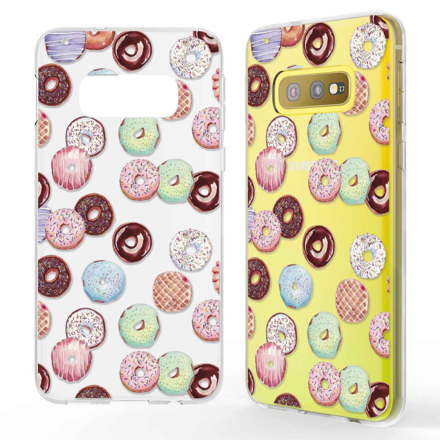 NALIA Handyhülle kompatibel mit Samsung Galaxy S10e, Slim Motiv Case Cover Etui