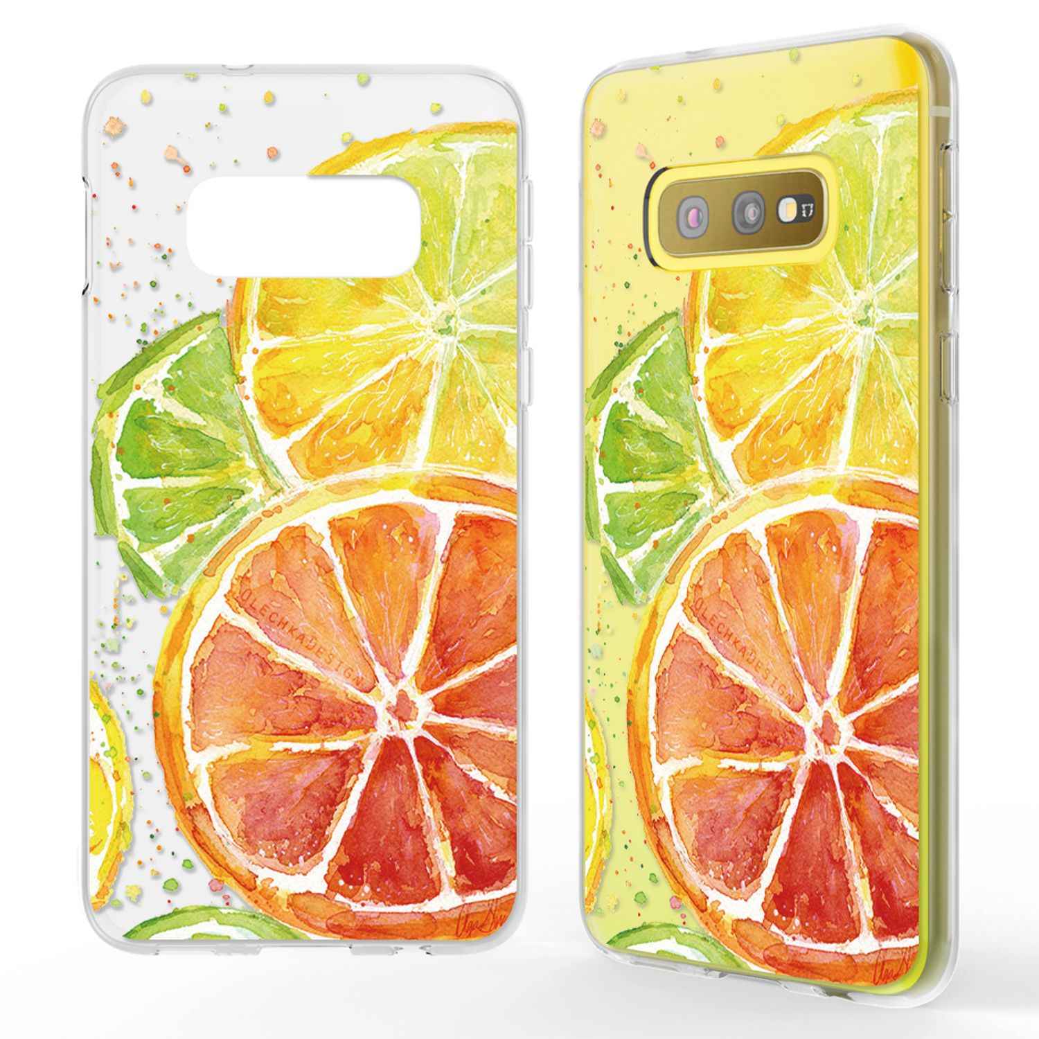NALIA Handyhülle kompatibel mit Samsung Galaxy S10e, Slim Motiv Case Cover Etui