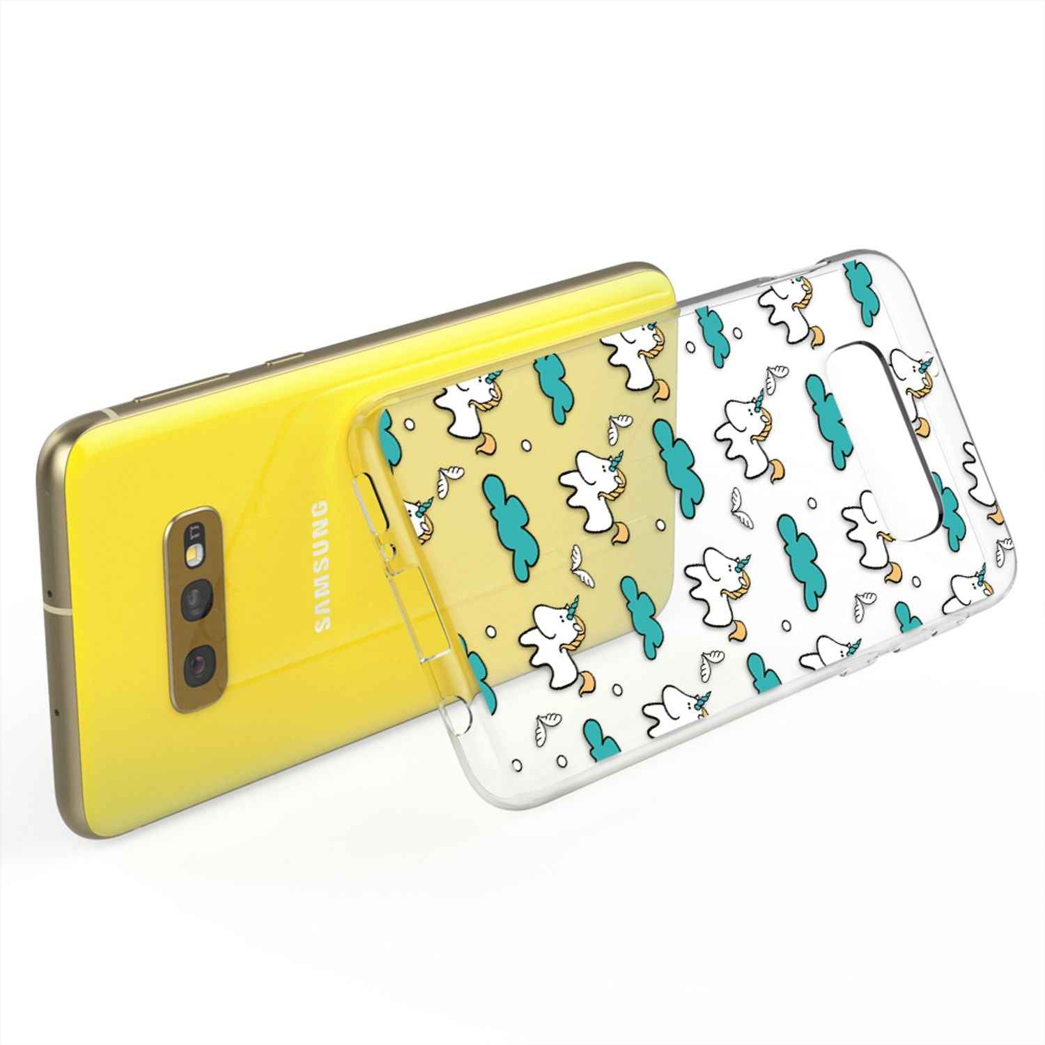 NALIA Handyhülle kompatibel mit Samsung Galaxy S10e, Slim Motiv Case Cover Etui
